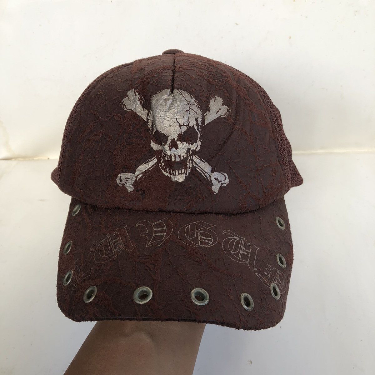 Hysteric Glamour STUDDED SKUL JAPANESE CAP Size ONE SIZE - 1 Thumbnail