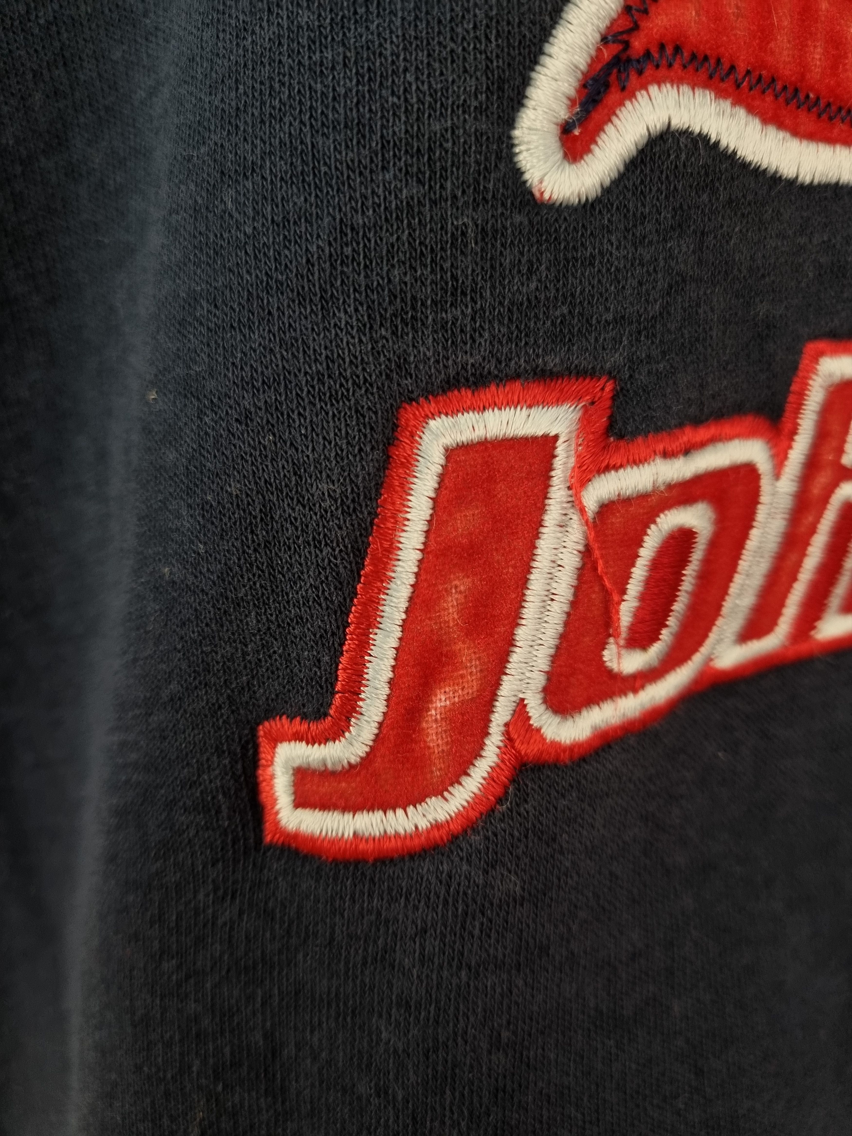Rap Tees × Vintage Johnny Blaze Vintage Spellout Big Logo Sweatshirt Size US S / EU 44-46 / 1 - 6 Thumbnail