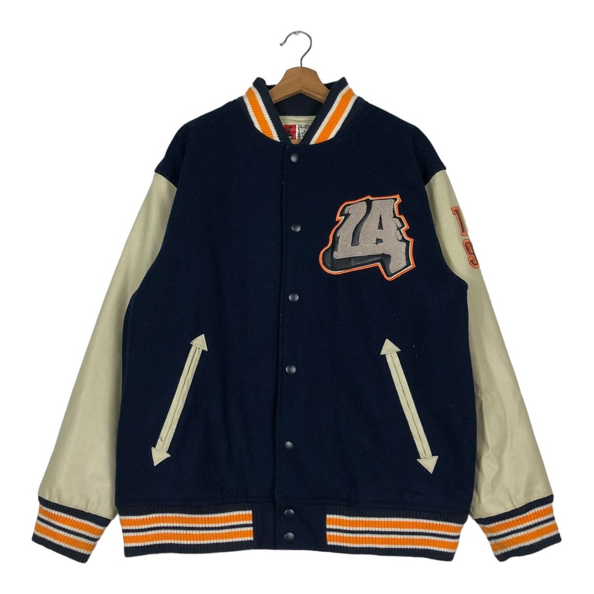 Japanese Brand 🔥VINTAGE LEATHER VARSITY JACKET CONART USA BIG LOGO Size US M / EU 48-50 / 2 - 6 Thumbnail