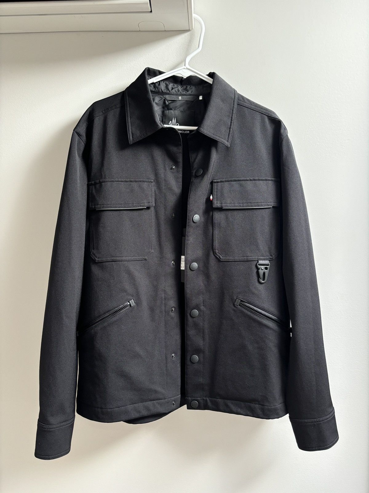 Moncler MONCLER GRENOBLE Black Vadret Jacket Size US L / EU 52-54 / 3 - 3 Thumbnail