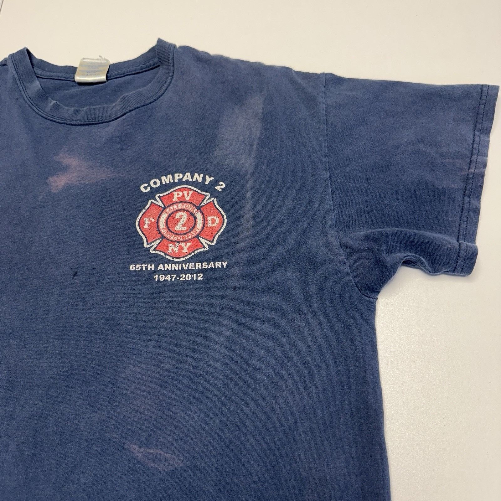 Vintage Vintage Salt Point NY Fire Dept T Shirt Mens Large Blue Y2K Size US L / EU 52-54 / 3 - 5 Thumbnail