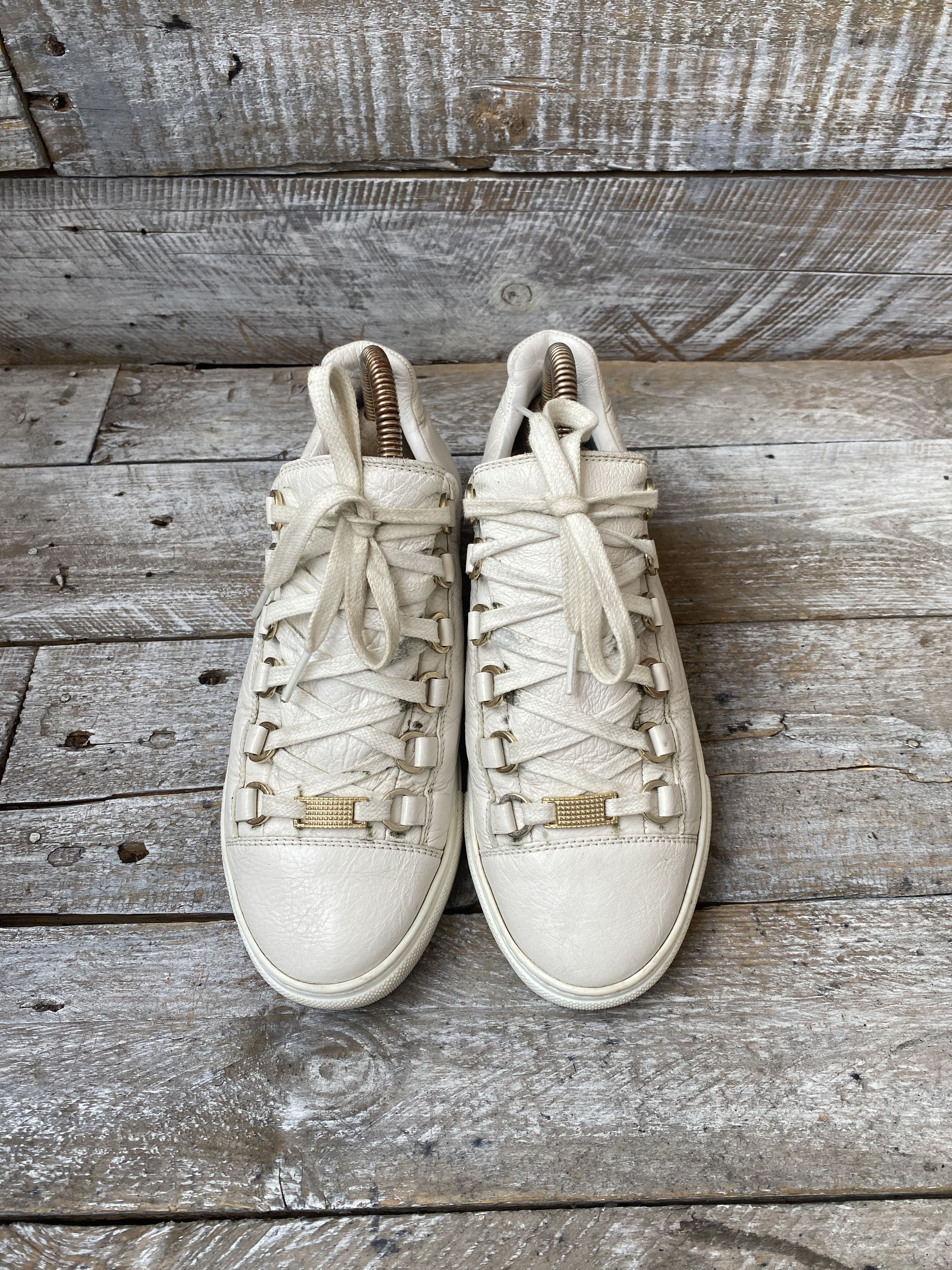 Balenciaga Balenciaga arena white low-top sneakers sz 36 Size US 6 / IT 36 - 4 Thumbnail