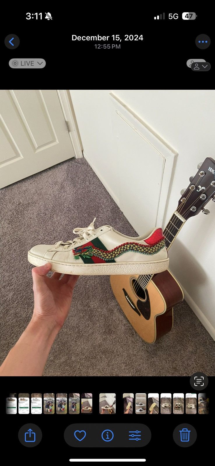 Gucci Gucci Dragon Shoes Size US 9.5 / EU 42-43 - 8 Thumbnail
