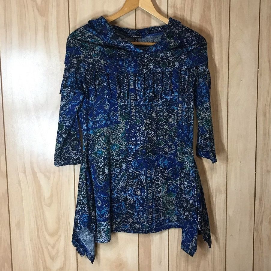 Other Hannah Floral High Neck 3/4 Sleeve Blouse S Size S / US 4 / IT 40 - 1 Thumbnail