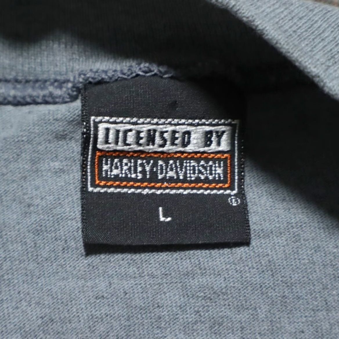 Harley Davidson VTG Harley Davidson Shirt Solid Long Sleeve T-Shirt Gray Mens L Size US L / EU 52-54 / 3 - 5 Thumbnail