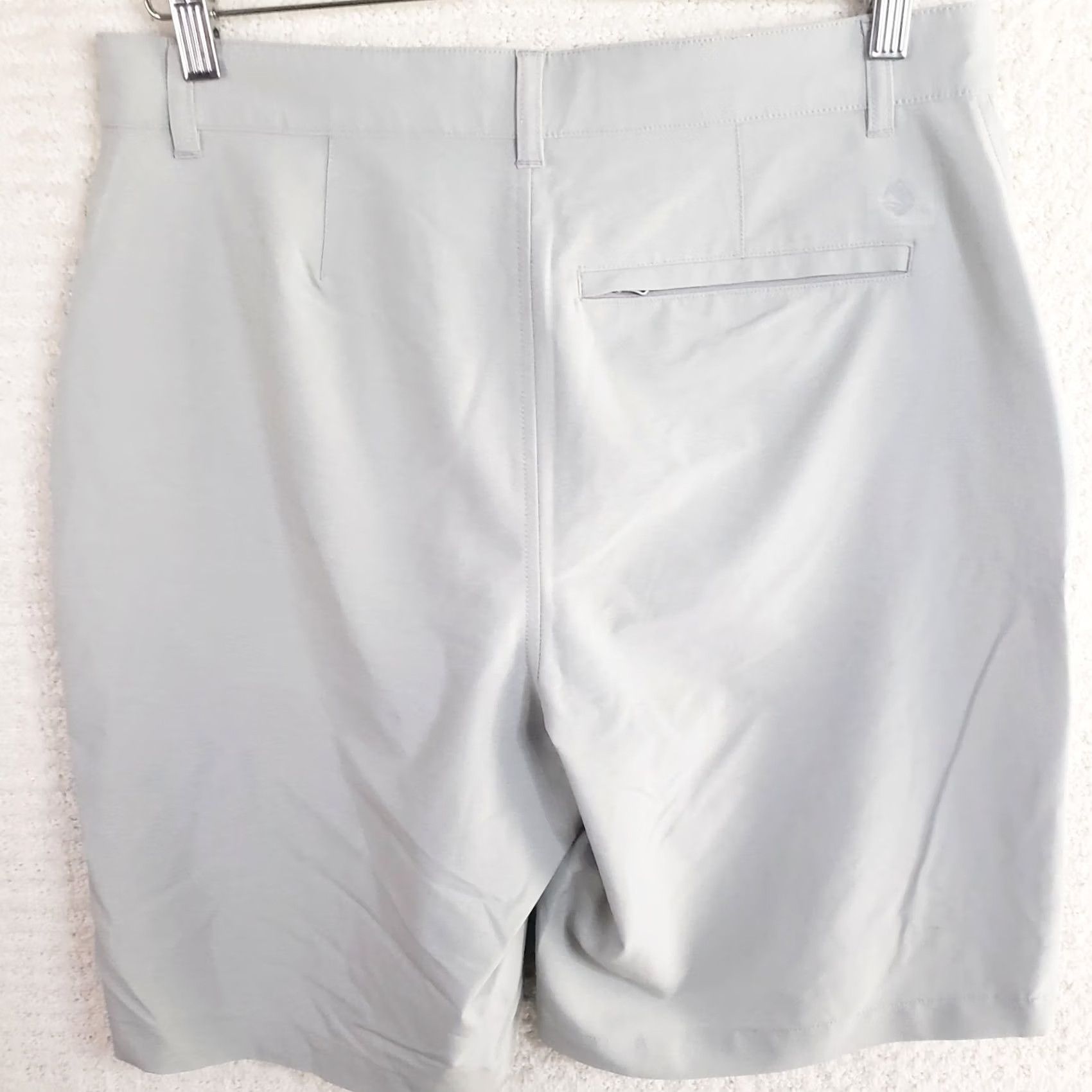 Vintage Ocean + Coast Men's Shorts Gray 32" x 9" Inseam Flat Front Chino Beach Outdoor Size US 32 / EU 48 - 5 Thumbnail