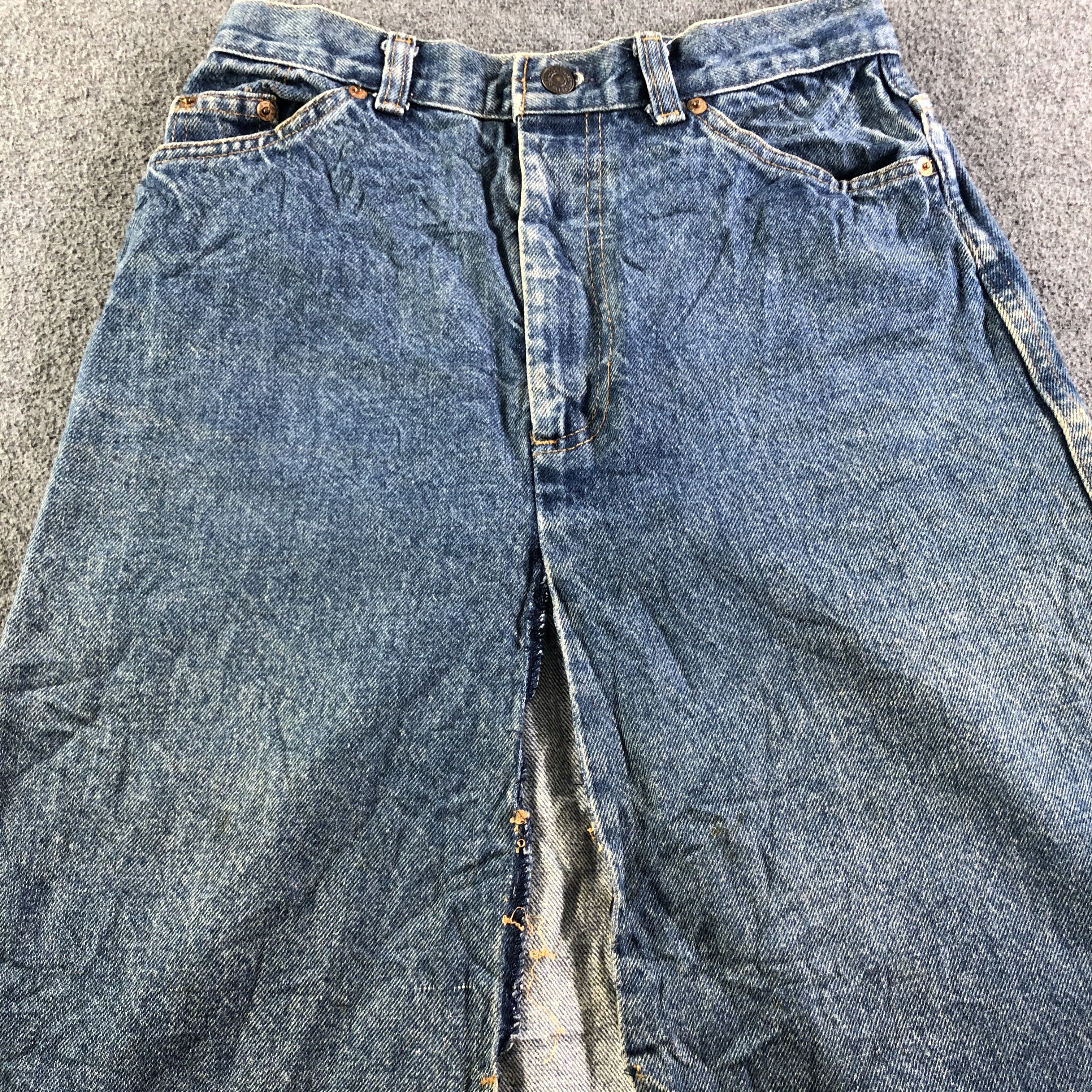 Levi's × Vintage Vintage Blue Wash Levis Skirt-J4068 Size 28" / US 6 / IT 42 - 3 Thumbnail