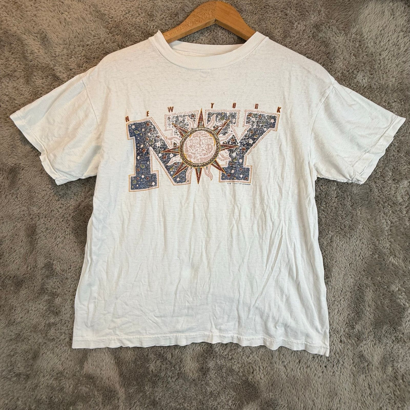 Other NY New York City Graphic Tee T Shirt Vintage Single Stitch Size M / US 6-8 / IT 42-44 - 1 Thumbnail
