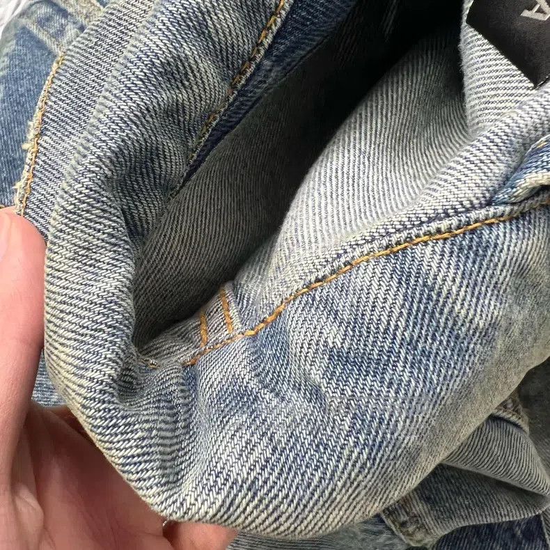 Balenciaga Balenciaga Distressed Denim Full Print Jacket Size US L / EU 52-54 / 3 - 7 Thumbnail