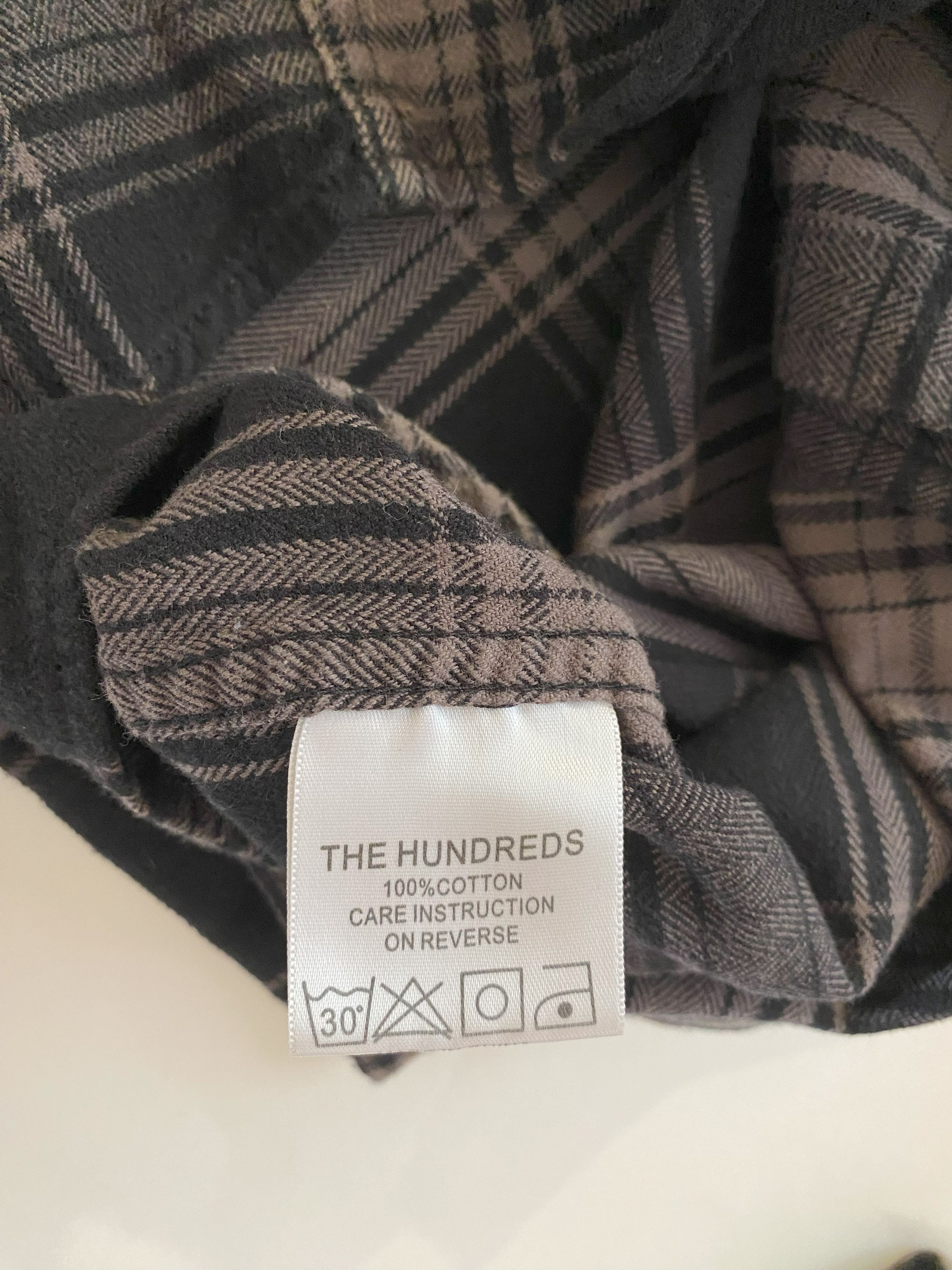 The Hundreds Vintage The Hundreds Shirt Brown Black Flannel sz M Size US M / EU 48-50 / 2 - 8 Thumbnail