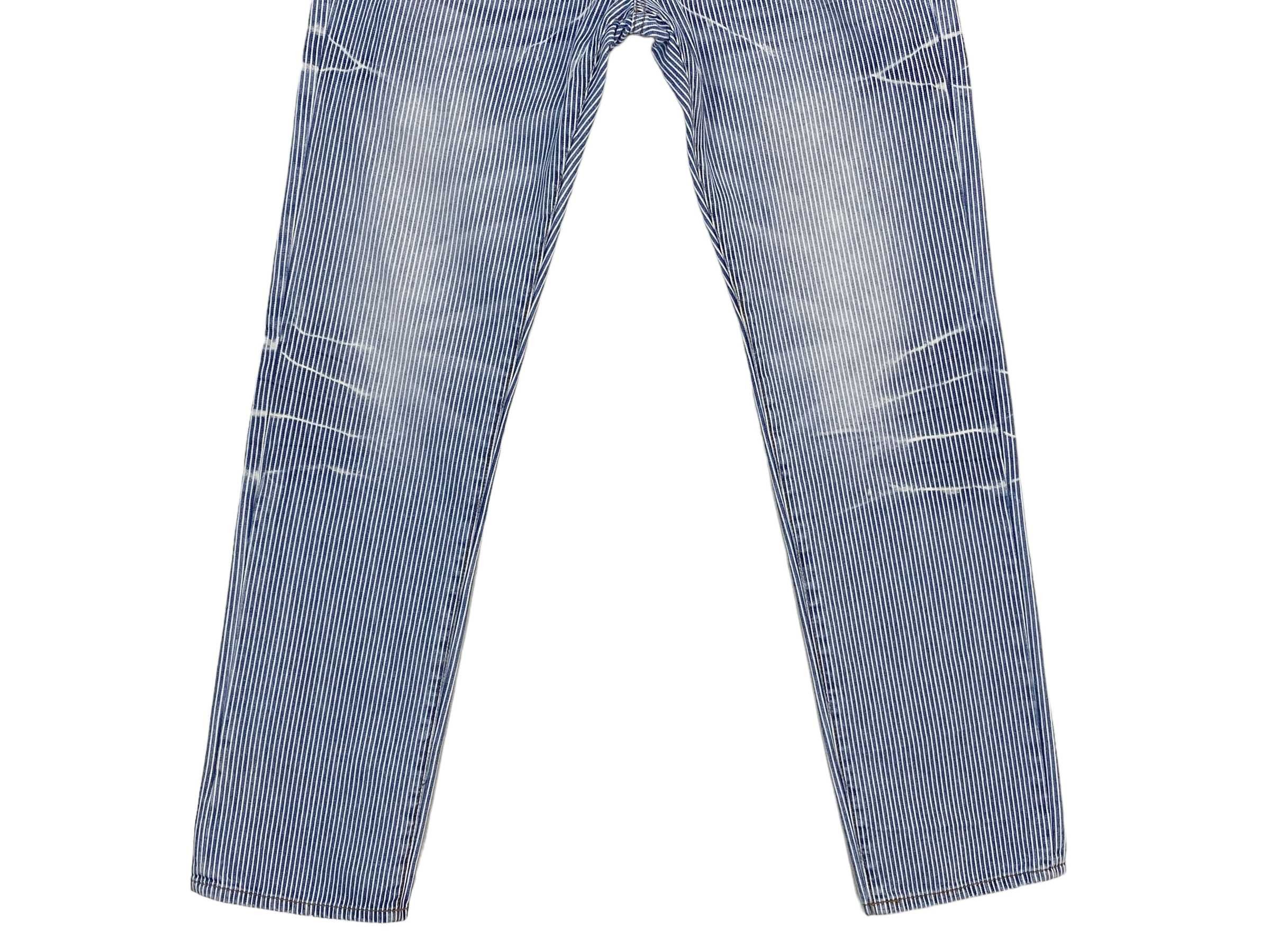 Japanese Brand Root Three Jeans Stripes Hickory Japanese Brand Pants Size US 31 - 4 Thumbnail