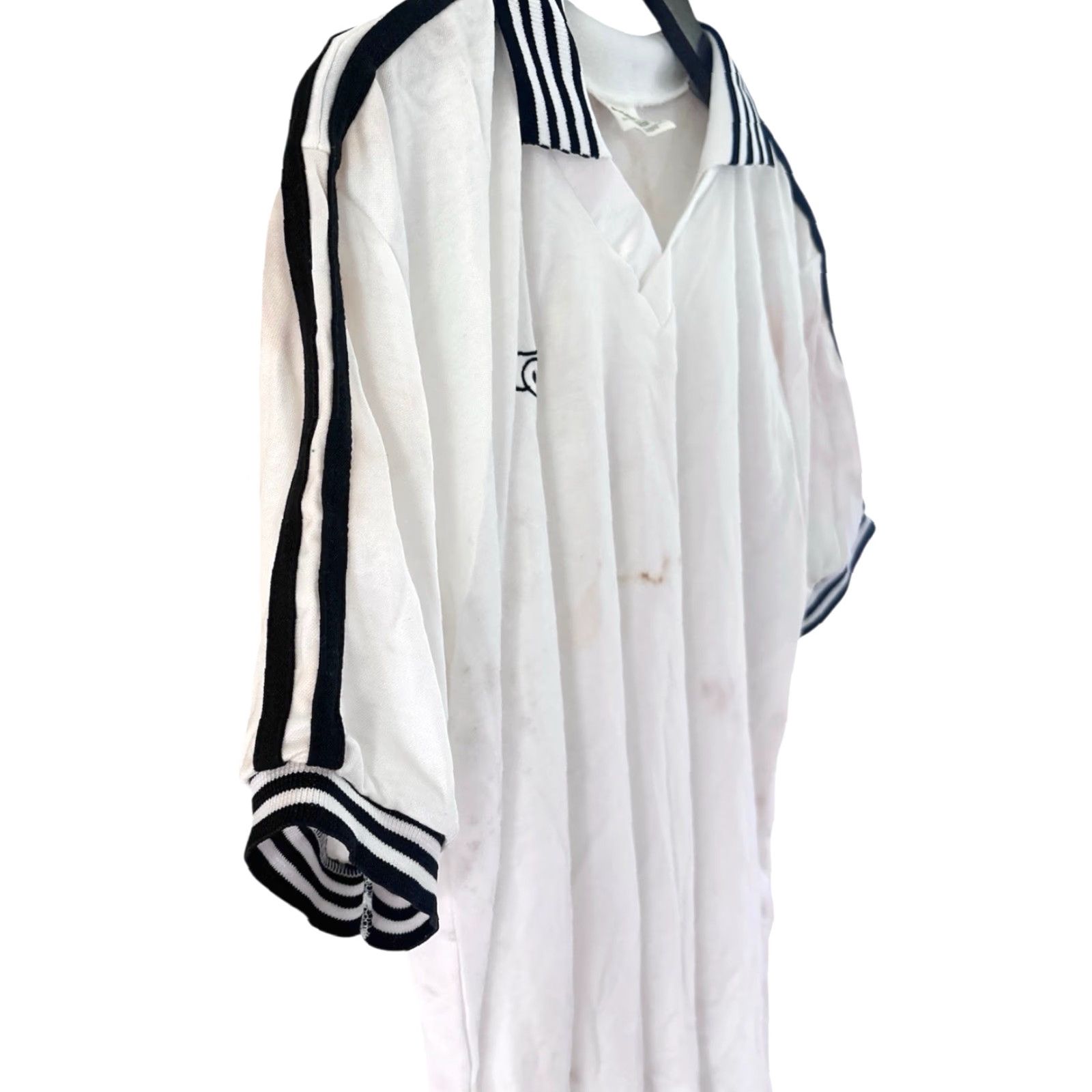 Canon VINTAGE Cannon Soccer Polo Shirt Mens XL White NWOT 80s USA Made in USA Deadstock Size US XL / EU 56 / 4 - 2 Thumbnail