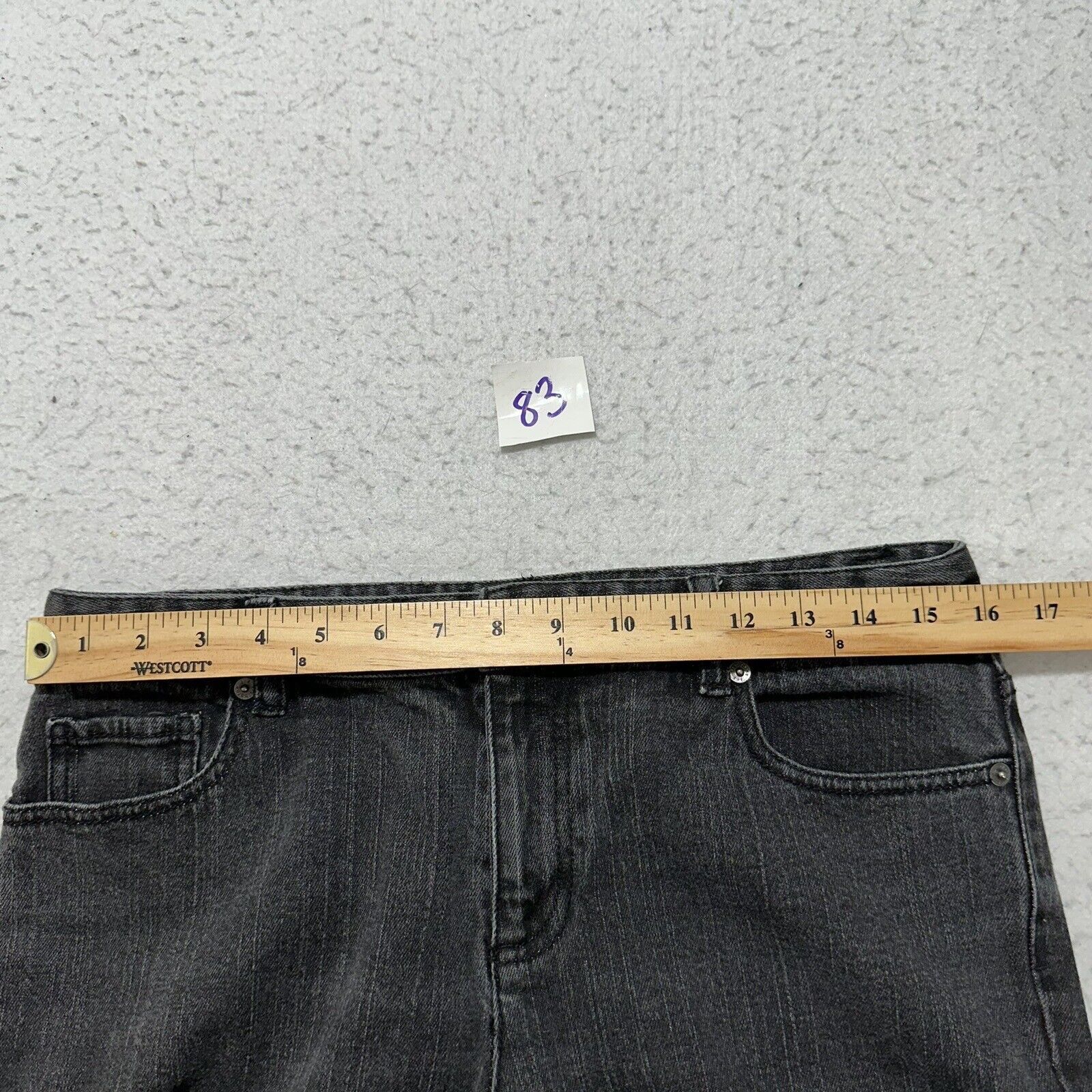Liz Claiborne Liz Claiborne 8 Regular Slim Bootcut Jeans Dark Gray Denim Size 30" / US 8 / IT 44 - 9 Thumbnail