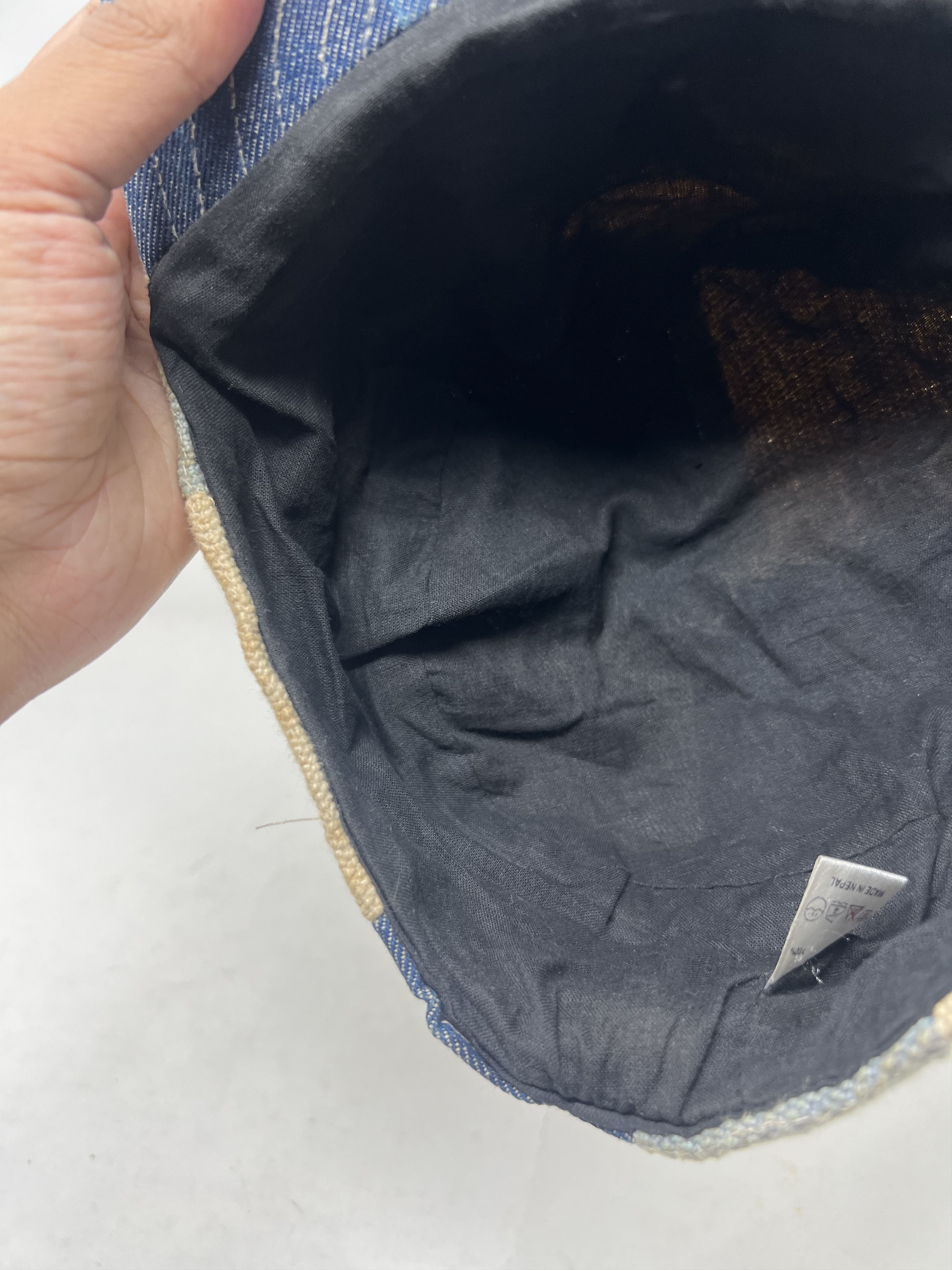 Japanese Brand Patchwork Indigo Sashiko Hat Size ONE SIZE - 12 Thumbnail