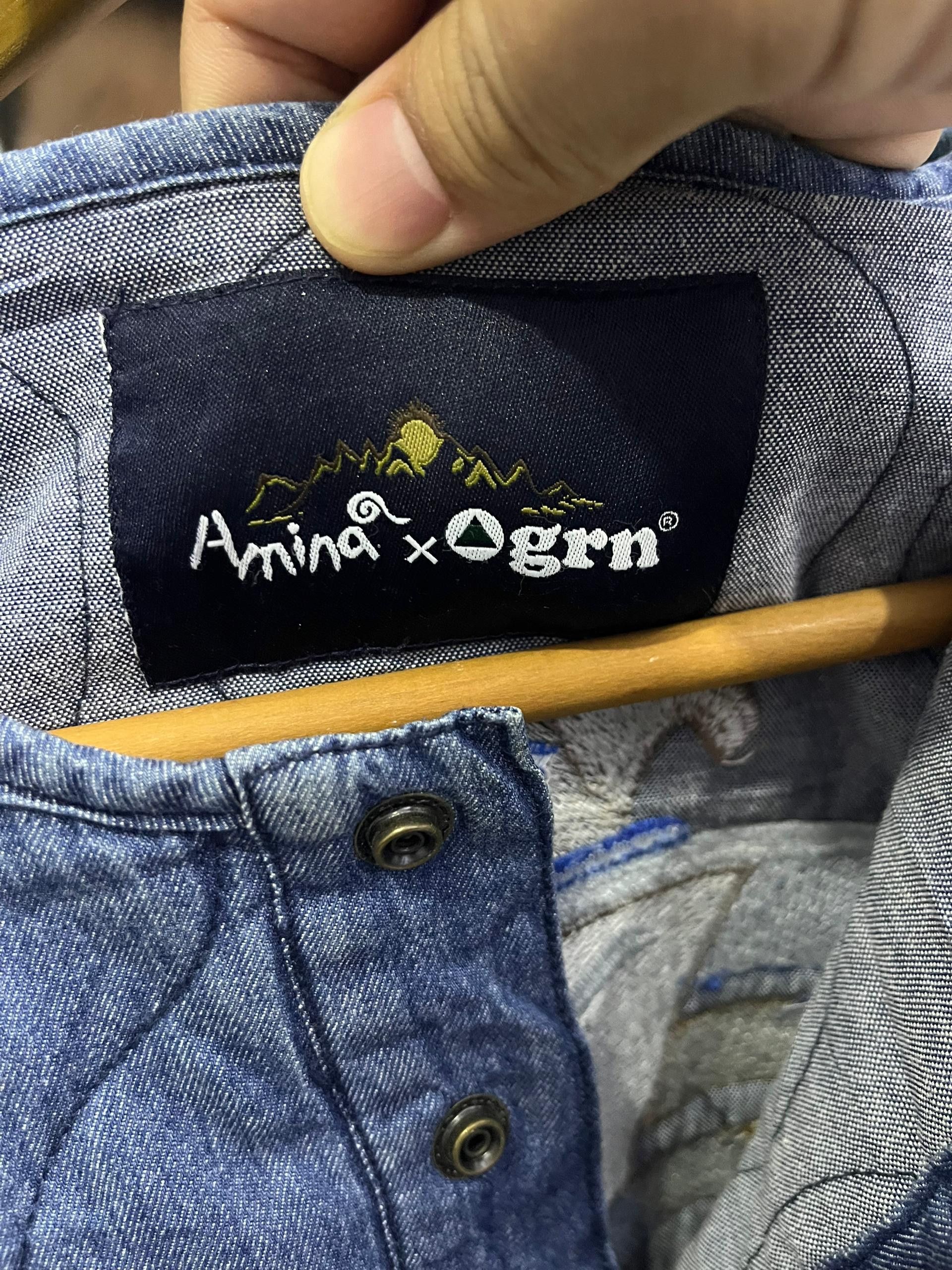 GRN Amina x grn Embroidered Indigo Quilt Jacket Size US L / EU 52-54 / 3 - 7 Thumbnail
