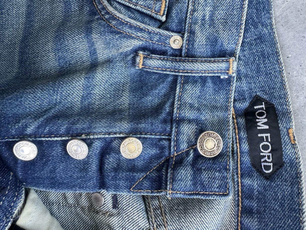 Tom Ford Tom ford jeans selvedge blue washed faded Size US 29 - 4 Thumbnail