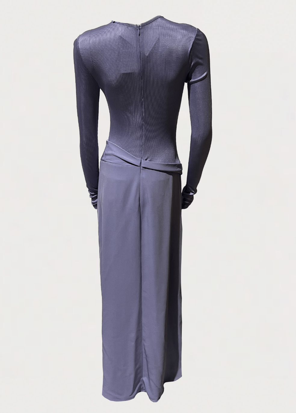 Christopher Esber Ribbed Long Sleeve Cowl Hip Dress Size M / US 6-8 / IT 42-44 - 5 Thumbnail