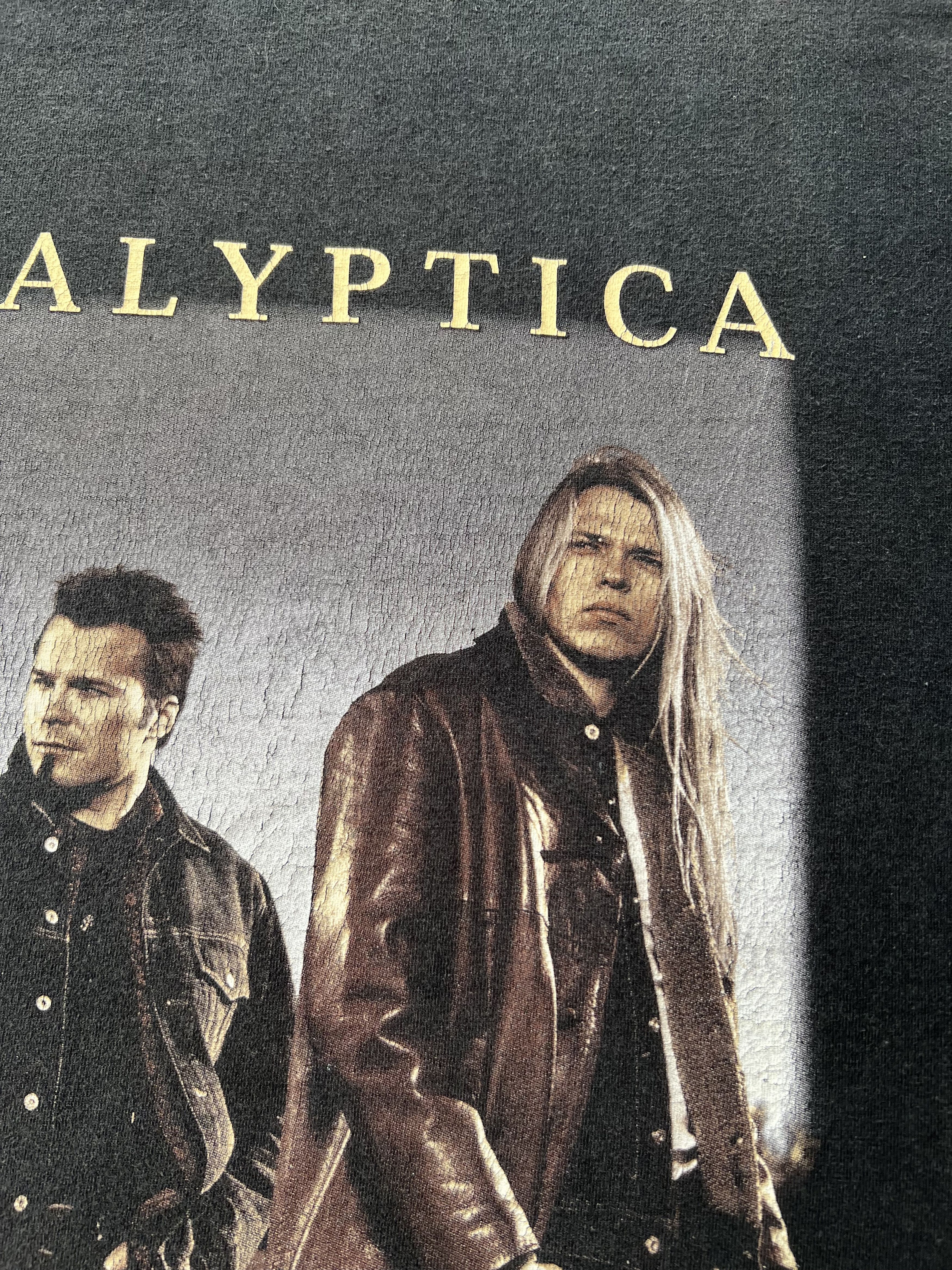 Band Tees Vintage 2003 Apocalyptica Reflection Tour Girl Black T-shirt Size US L / EU 52-54 / 3 - 5 Thumbnail