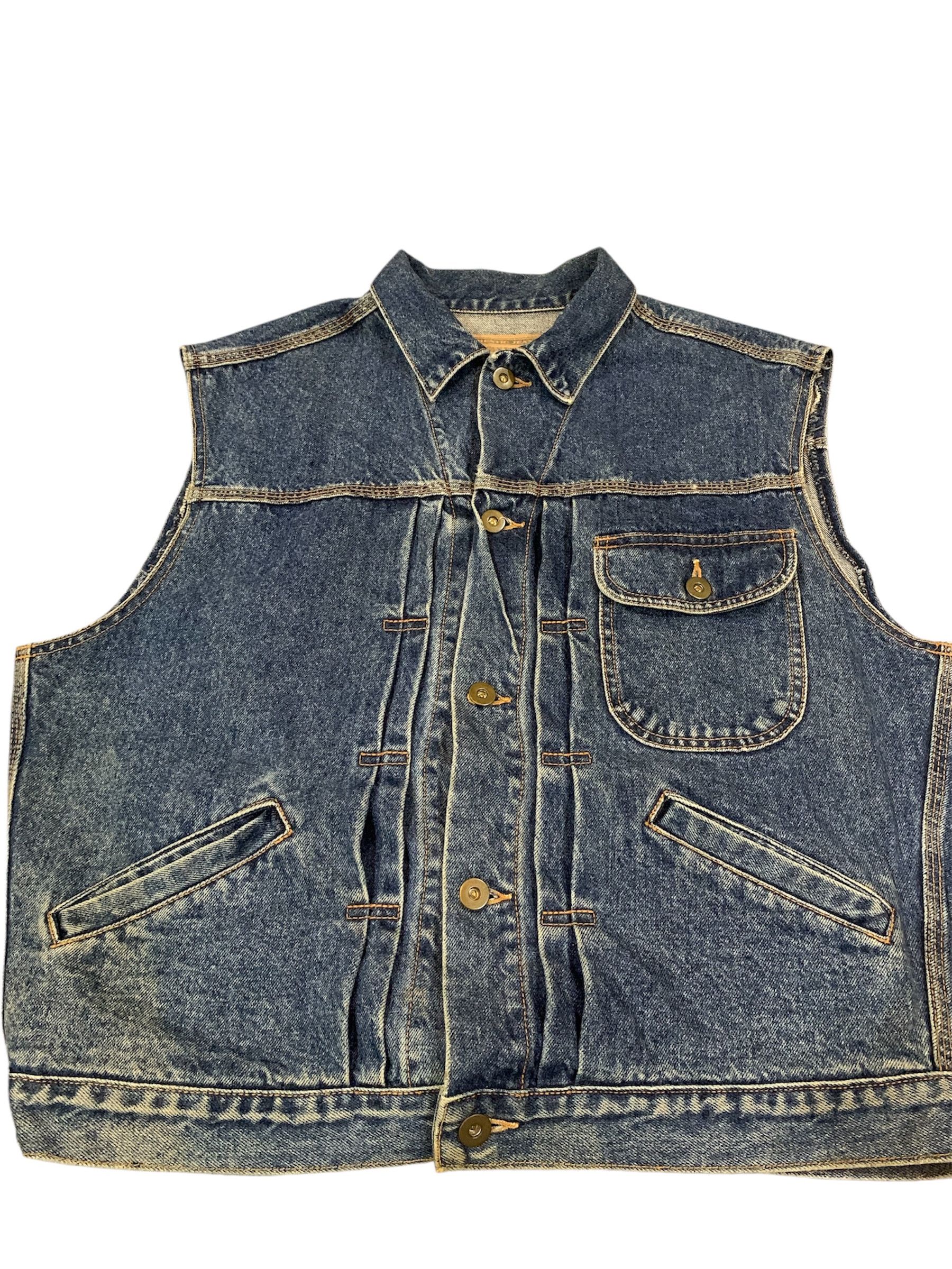 Buzz Rickson's × Japanese Brand Vintage Vest SPELLBOUND denim jacket Size US M / EU 48-50 / 2 - 3 Thumbnail