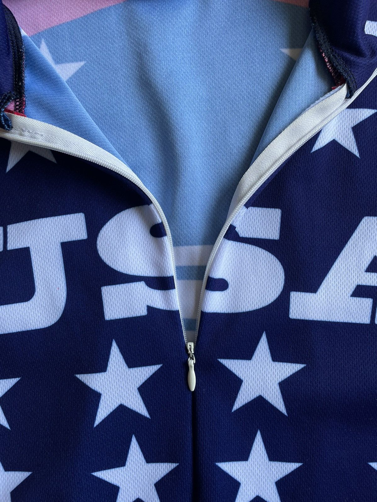 USA Olympics Team USA 1979 Biking Jersey Size US M / EU 48-50 / 2 - 2 Thumbnail