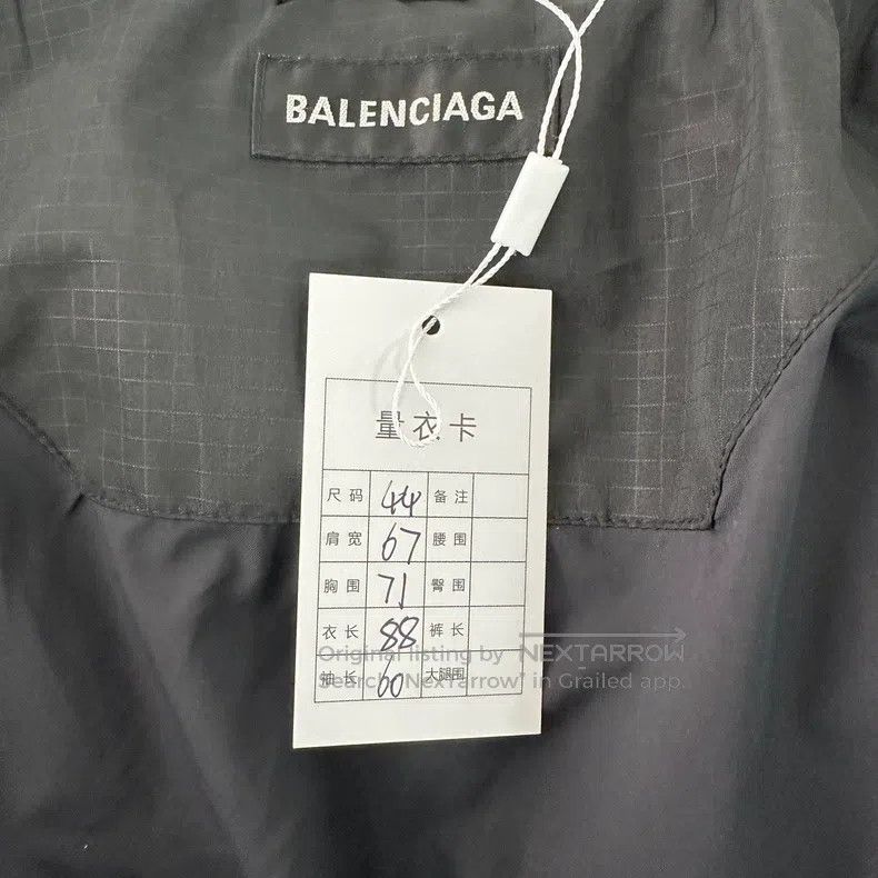 Balenciaga Balenciaga Black Classic Turtleback Hidden Hood Down Coat Size US S / EU 44-46 / 1 - 7 Thumbnail