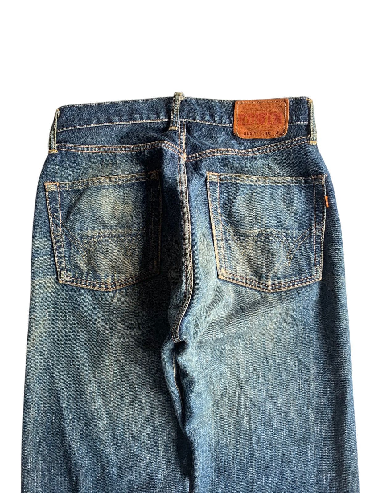 Edwin × Kapital × Vintage VINTAGE EDWIN 505X SELVEDGE JAPANESE DISTRESSED DENIM Size US 29 - 8 Thumbnail