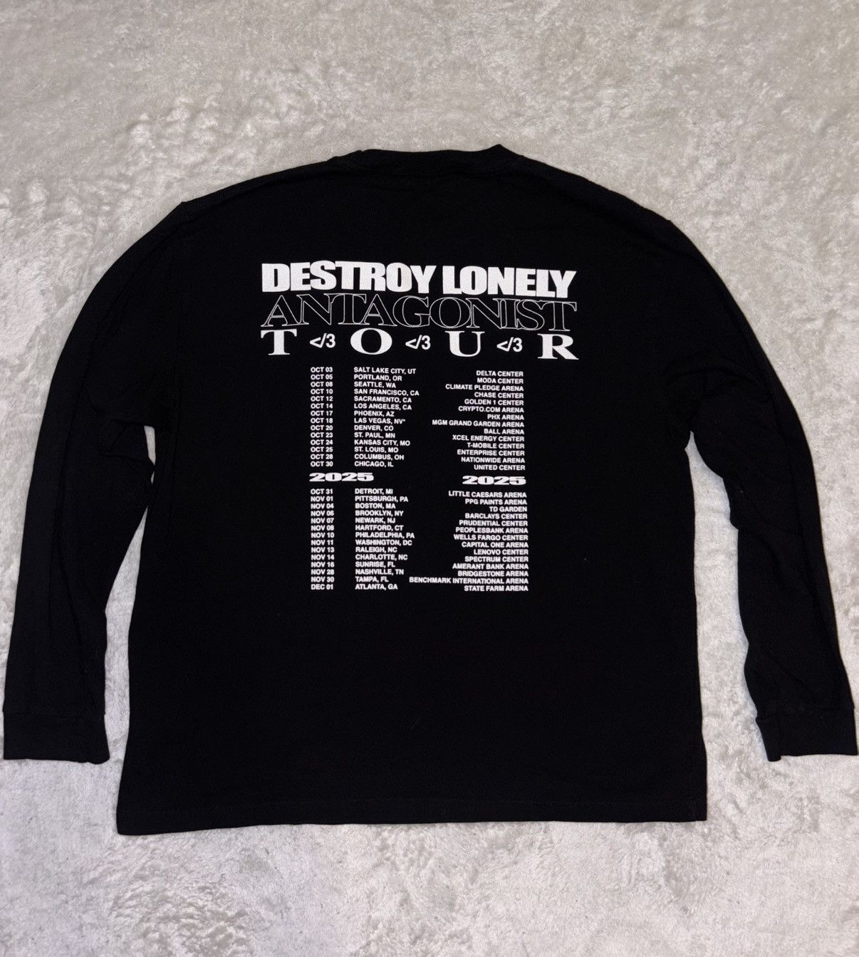 Destroy Lonely Rare Destroy Lonely Antagonist Tour Longsleeve Size US L / EU 52-54 / 3 - 4 Thumbnail