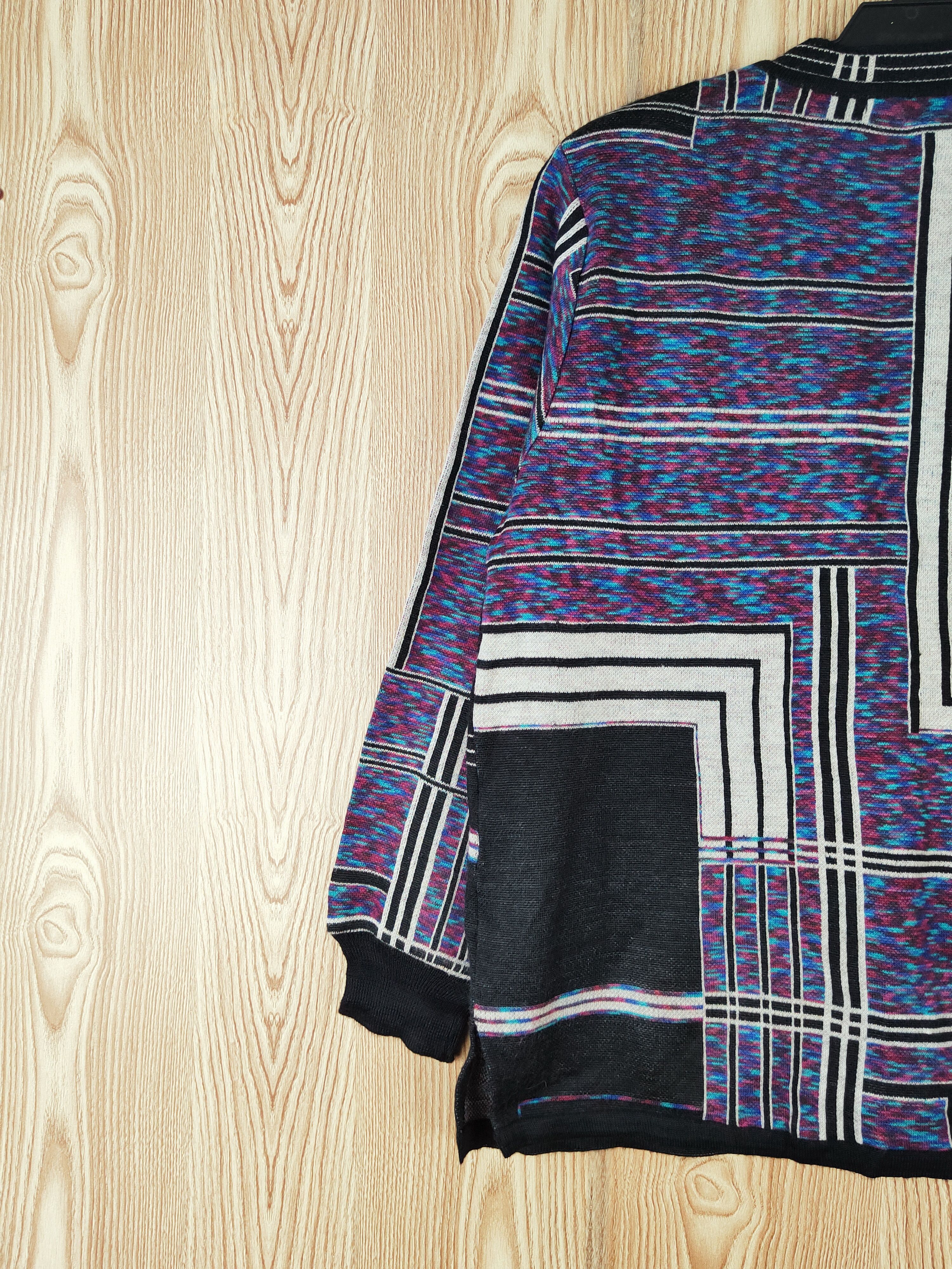 Homespun Knitwear Scatola di Sorpresa art patchwork Knitwear Cardigan #W036 Size M / US 6-8 / IT 42-44 - 8 Thumbnail