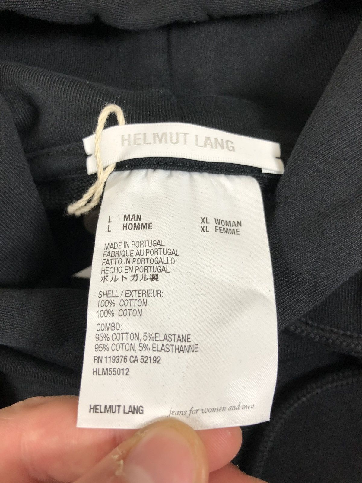 Helmut Lang Helmut Lang black new hoodie Size US L / EU 52-54 / 3 - 4 Thumbnail