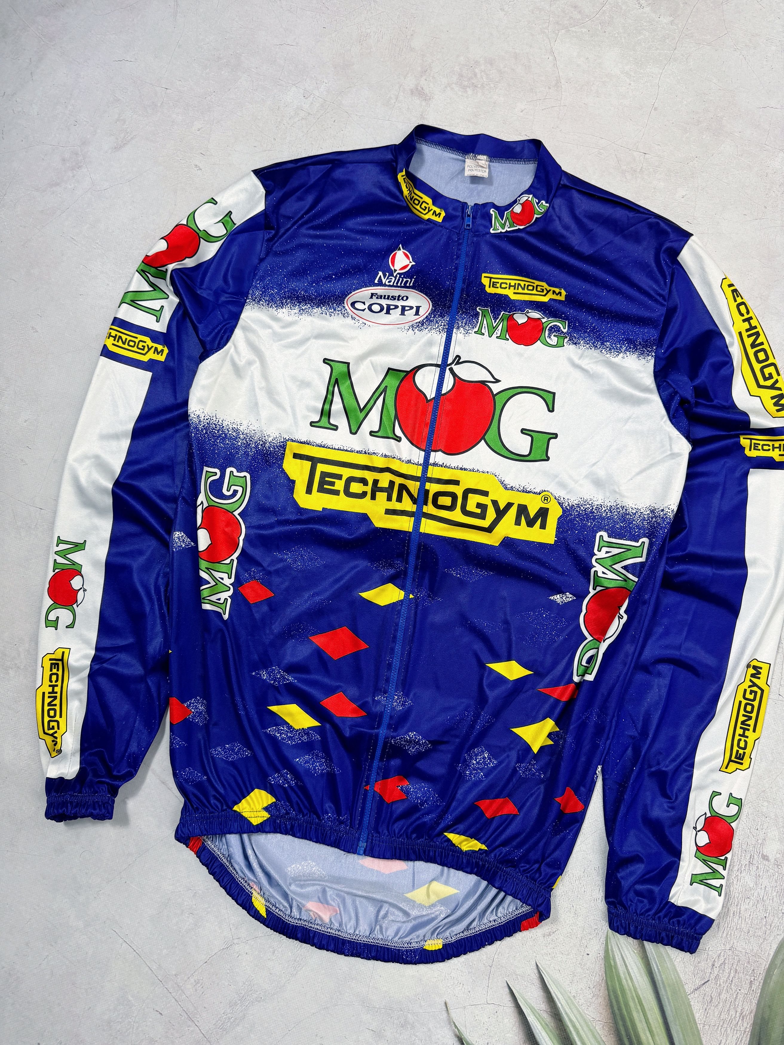Vintage Vintage Nalini Cycling Jersey MOG TechnoGym Fausto Coppi Size US L / EU 52-54 / 3 - 2 Thumbnail