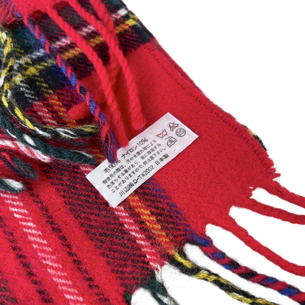 L.L. Bean × Vintage L.L Bean Maine USA Vintage Wool Checkered Muffler Size ONE SIZE - 4 Thumbnail