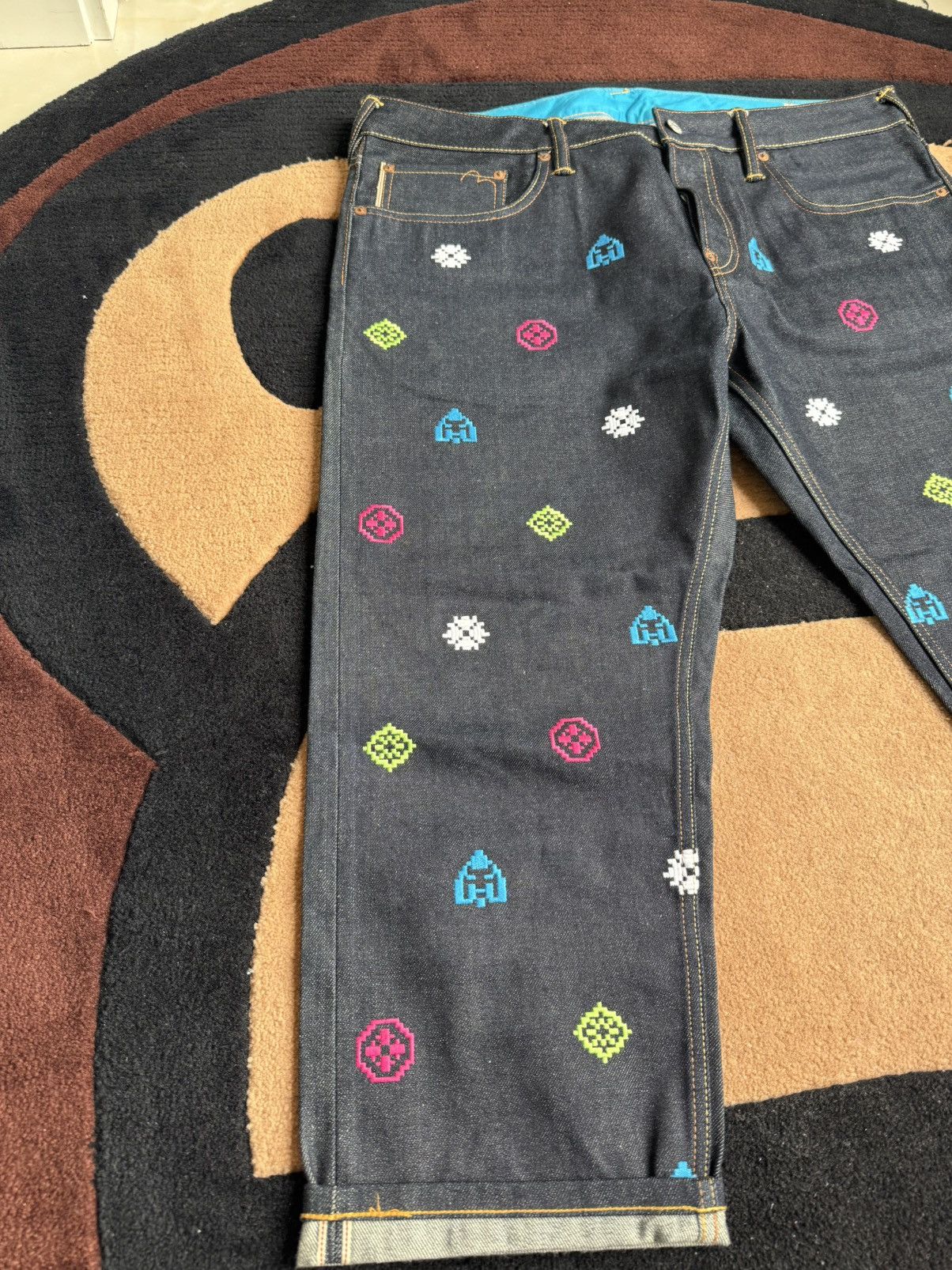 Evisu EVISU daicock style cropped denim pants size：38 Size US 38 / EU 54 - 8 Thumbnail
