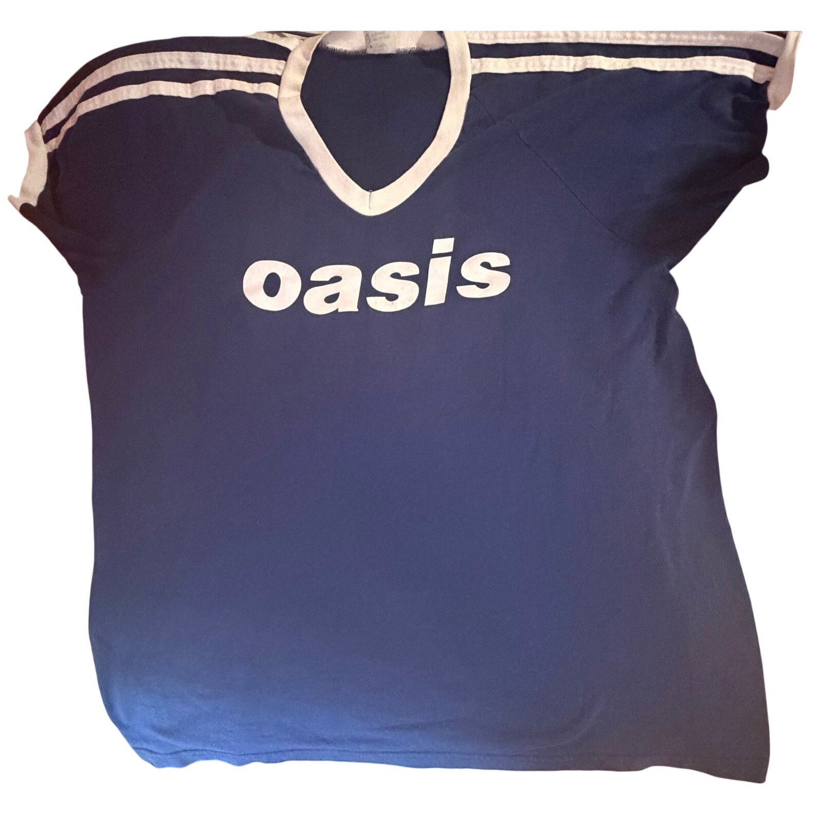 Vintage Authentic Vintage Soccer-Style 90s OASIS Ringer tee sz XL Size US XL / EU 56 / 4 - 1 Thumbnail