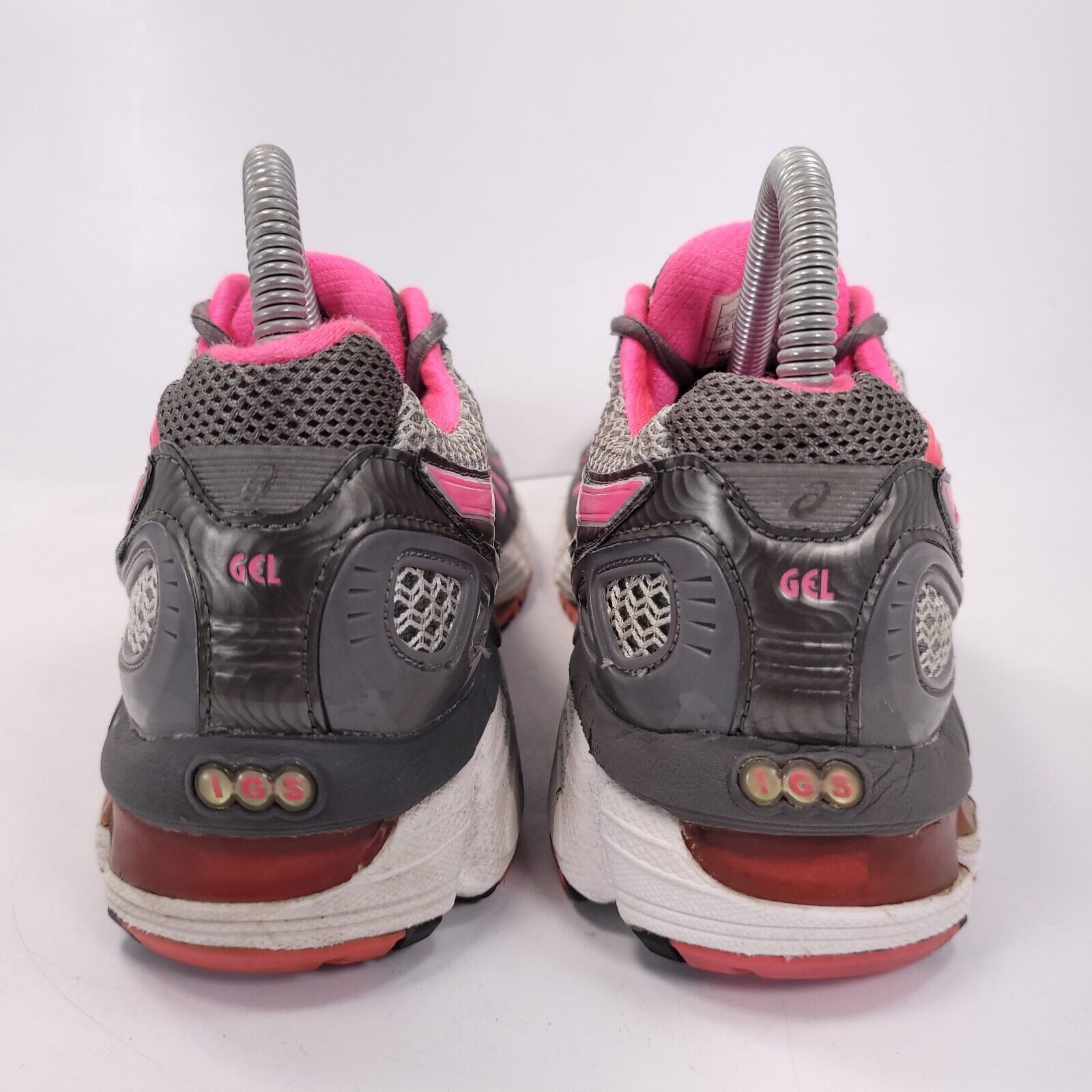 Asics Asics Gel-Kayano 18 Shoe Womens Size 8 T250N Gray Pink Size US 8 / IT 38 - 3 Thumbnail