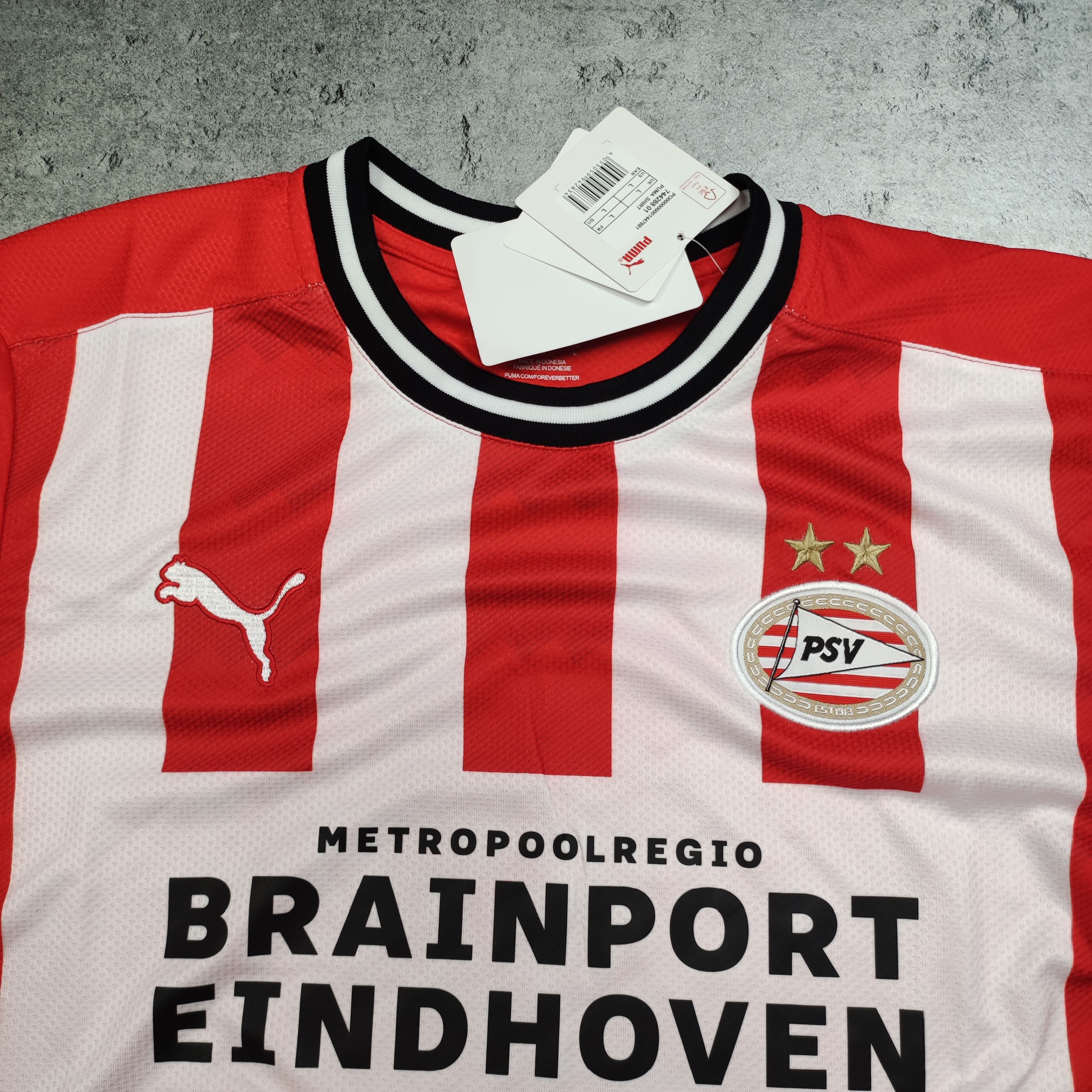 Vintage RARE Football Soccer PSV Eindhoven Puma Home Jersey Size US S / EU 44-46 / 1 - 6 Thumbnail