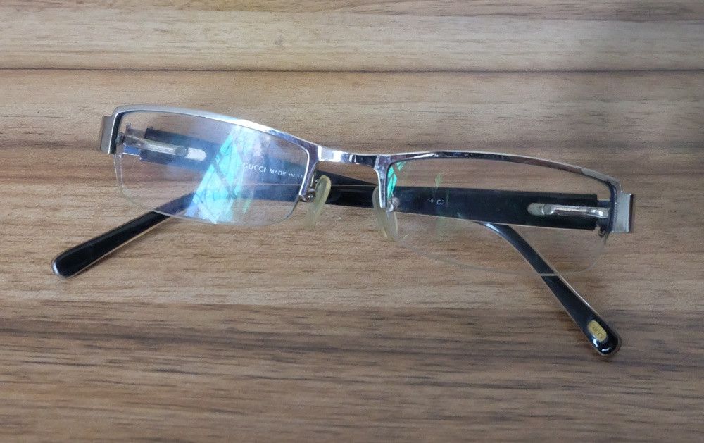 Gucci Gucci Half Rim Glasses Made in Italy Size ONE SIZE - 1 Thumbnail