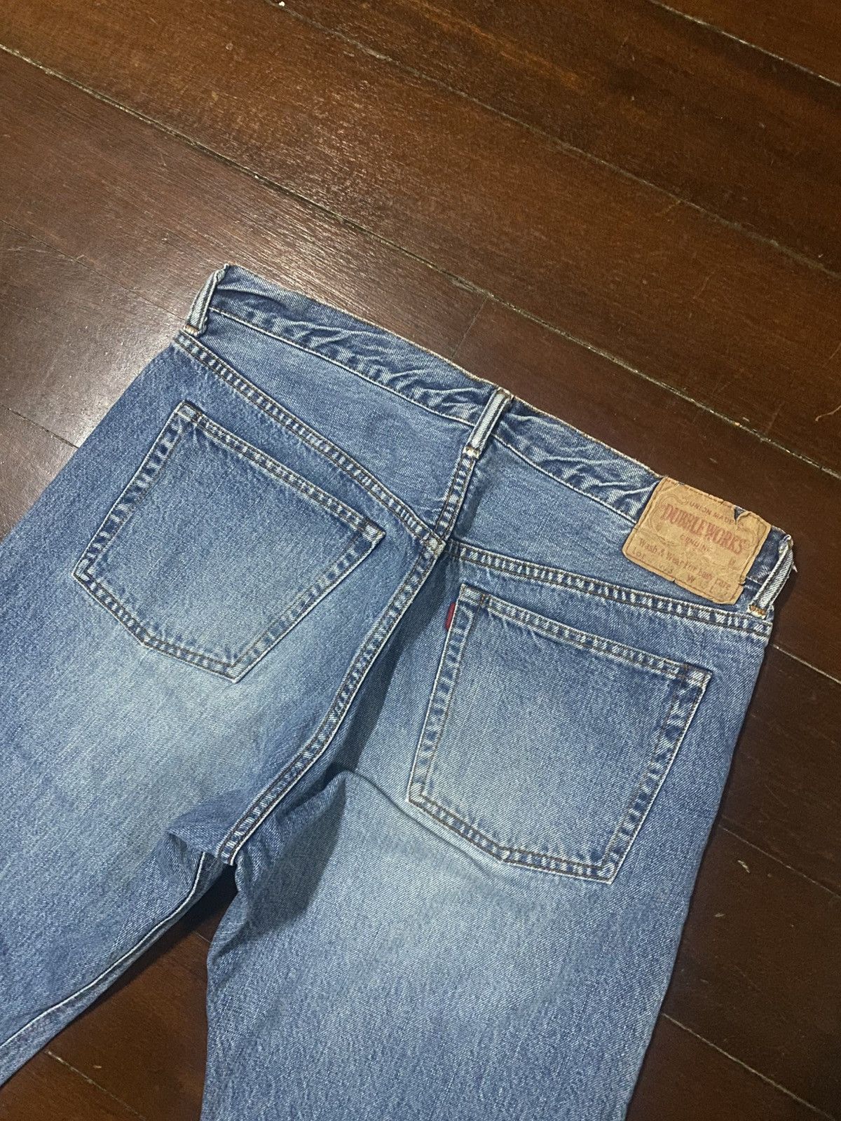 Warehouse Fire 🔥🔥 DOUBLE WORKS WAREHOUSE.CO DENIM JEANS Size US 34 / EU 50 - 13 Thumbnail