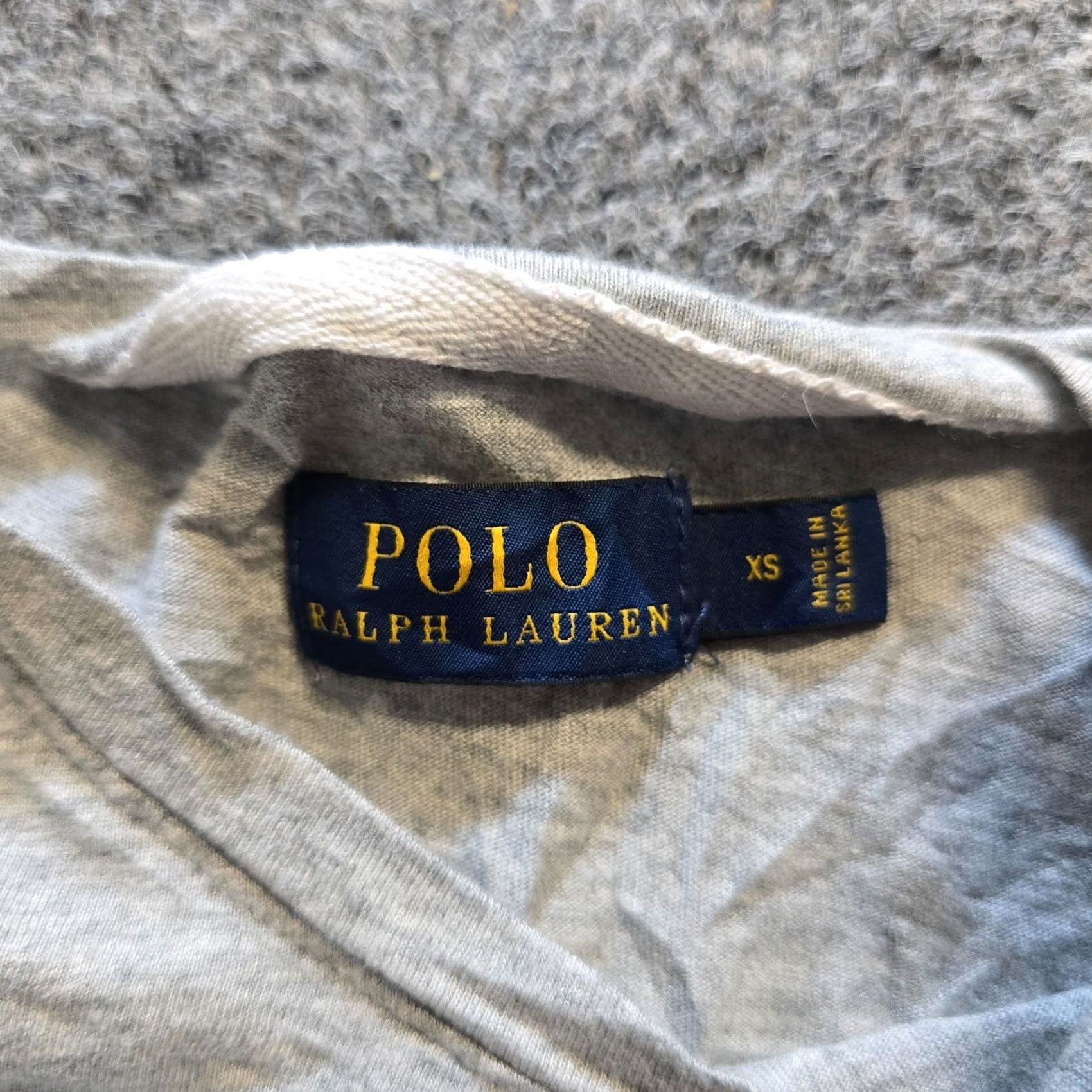 Vintage Polo Top Women XS Gray Logo Short Sleeve Crew Neck Capsule Basic Tee Shirt Size XS / US 0-2 / IT 36-38 - 5 Thumbnail
