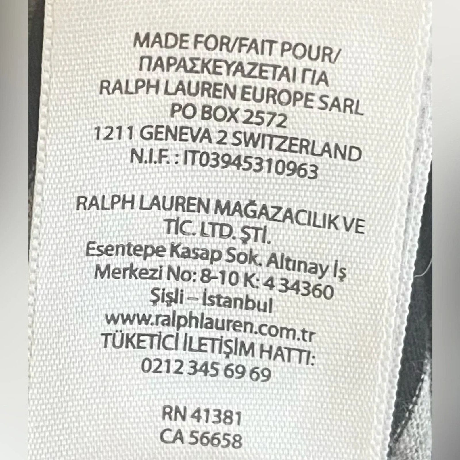 Polo Ralph Lauren Polo Ralph Lauren black/grey striped blue label tee, Large Size US L / EU 52-54 / 3 - 7 Thumbnail