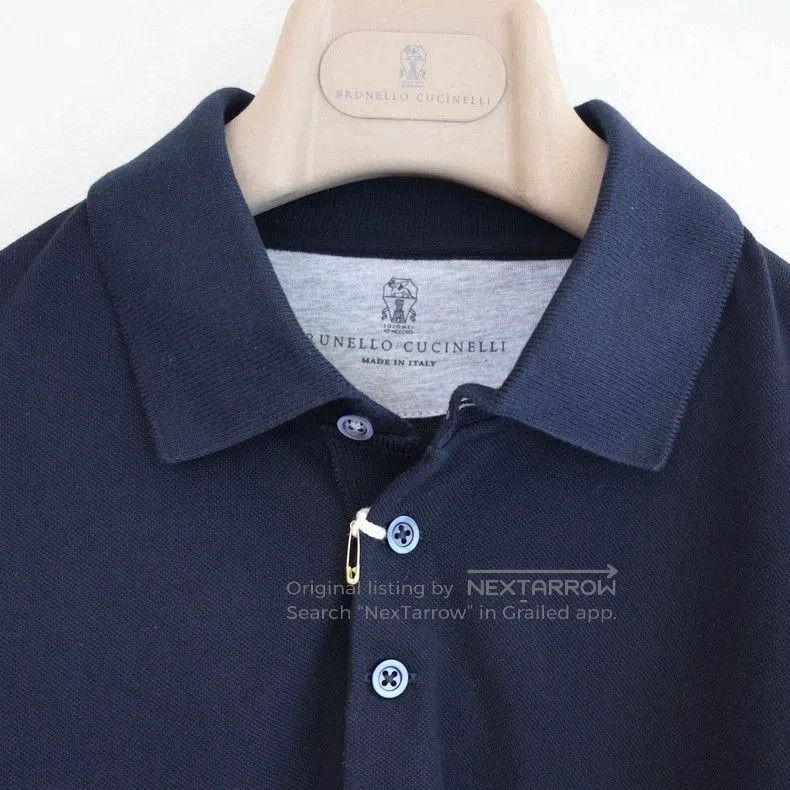 Brunello Cucinelli Brunello Cucinelli Long Sleeve Polo. Size US L / EU 52-54 / 3 - 4 Thumbnail