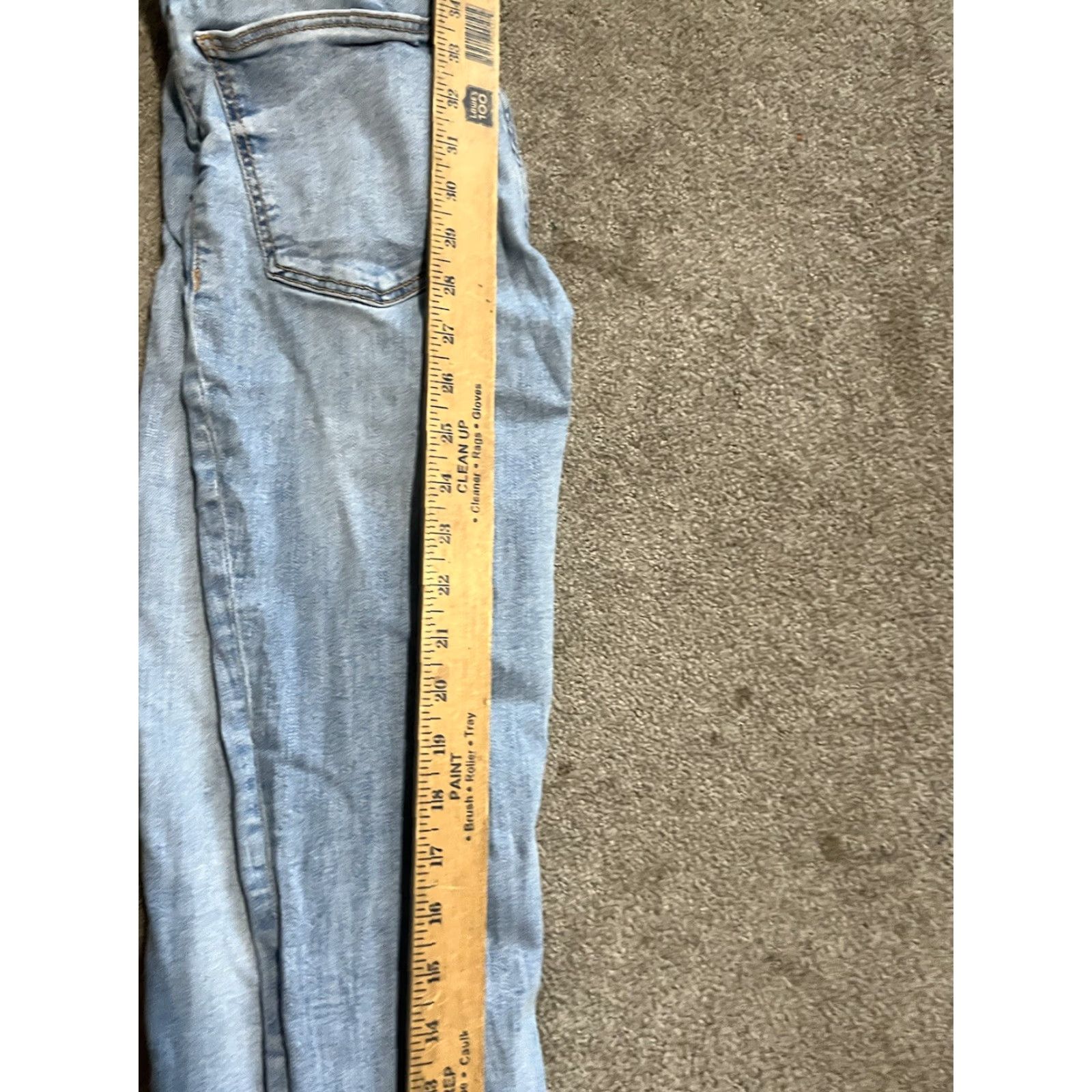 Zara Zara Denim Women's Size 6 Blue Skinny Light Wash Cotton Blend Jeans Size 28" / US 6 / IT 42 - 6 Thumbnail