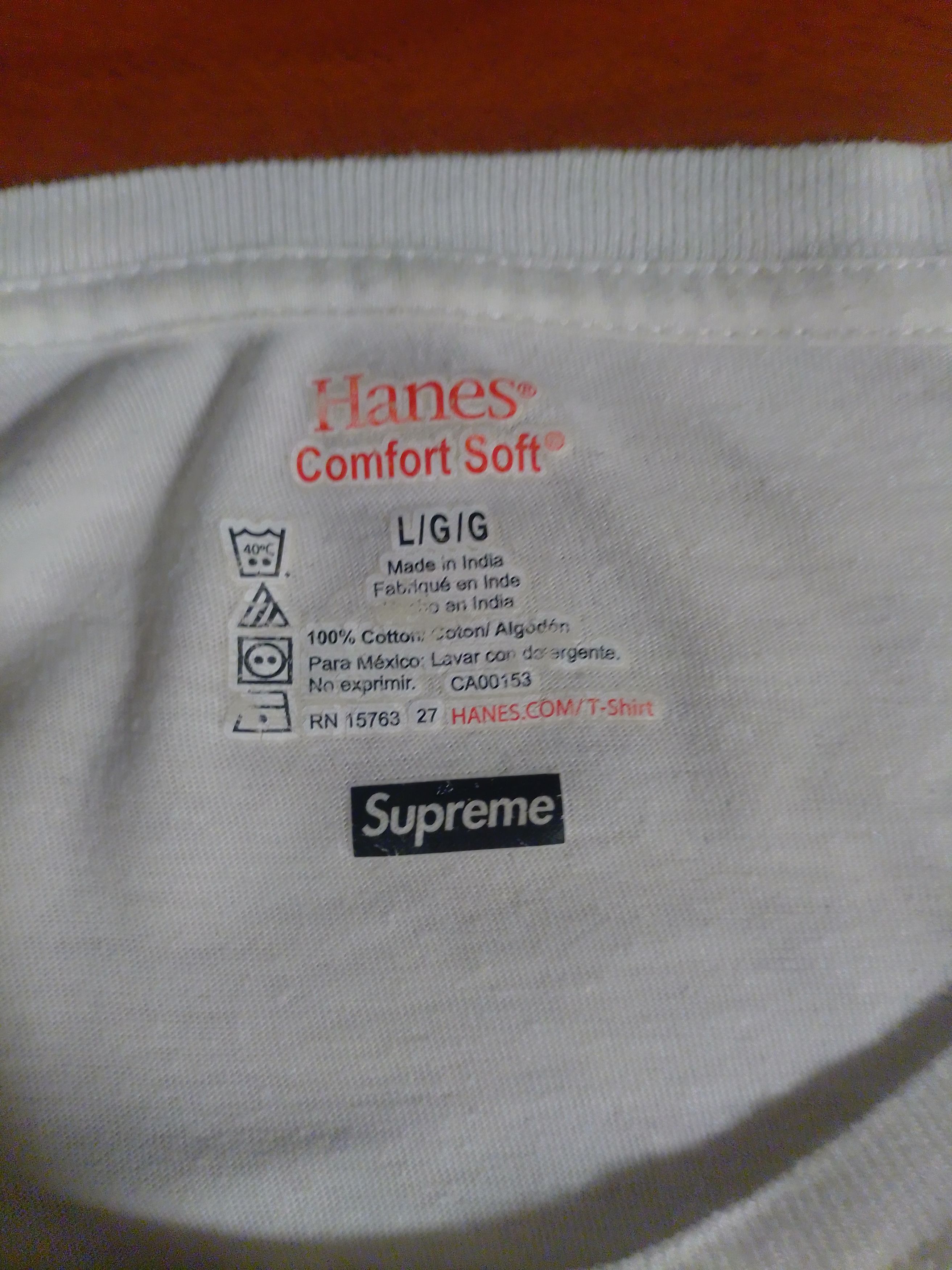 Hanes × Supreme Hanes suprem T shirt Size US L / EU 52-54 / 3 - 2 Thumbnail
