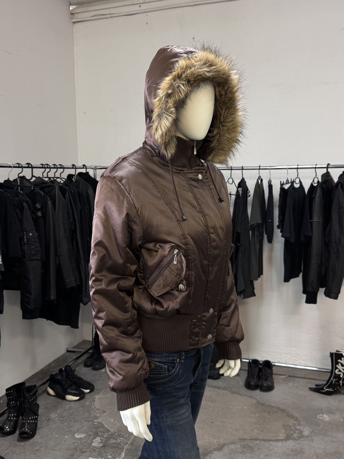 ジャケット・アウター archive coating far blouson y2k opium 00s archive far down jacket opium光沢 Y2K