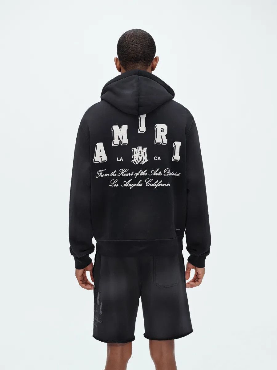 Amiri o1w1db11224 Zip Sweatshirt & Hoodie in Black Size US XL / EU 56 / 4 - 4 Thumbnail
