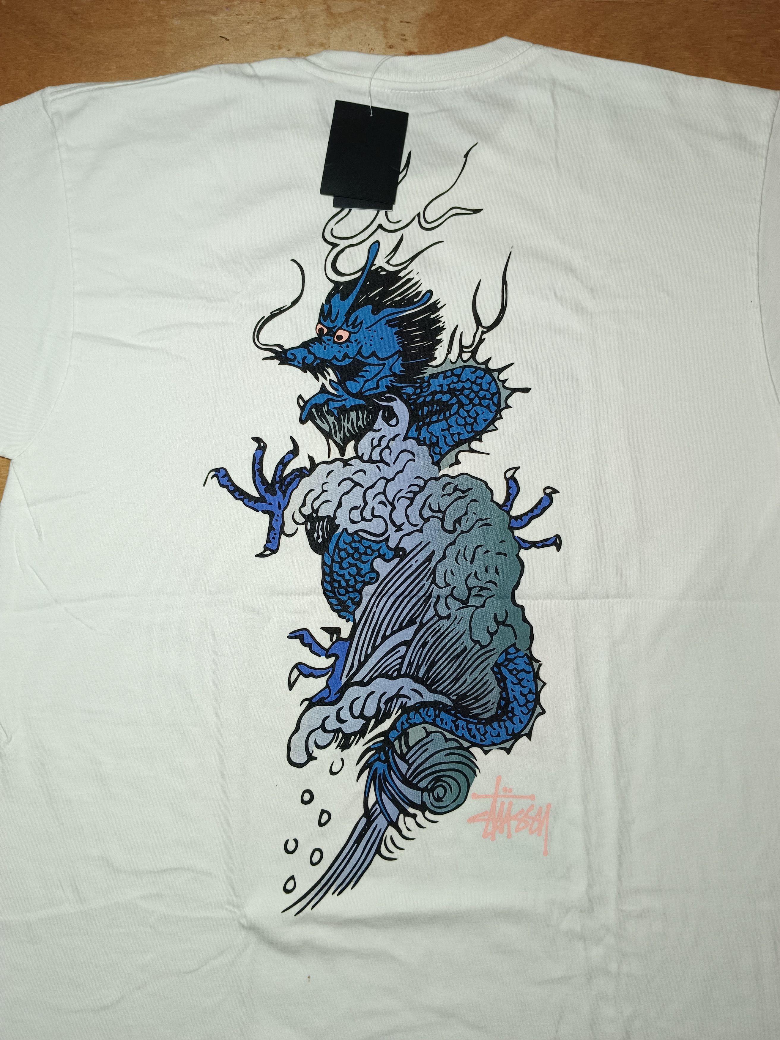 Hypebeast × Stussy × Vintage Vintage Stussy Dragon T-Shirt Size US M / EU 48-50 / 2 - 2 Thumbnail