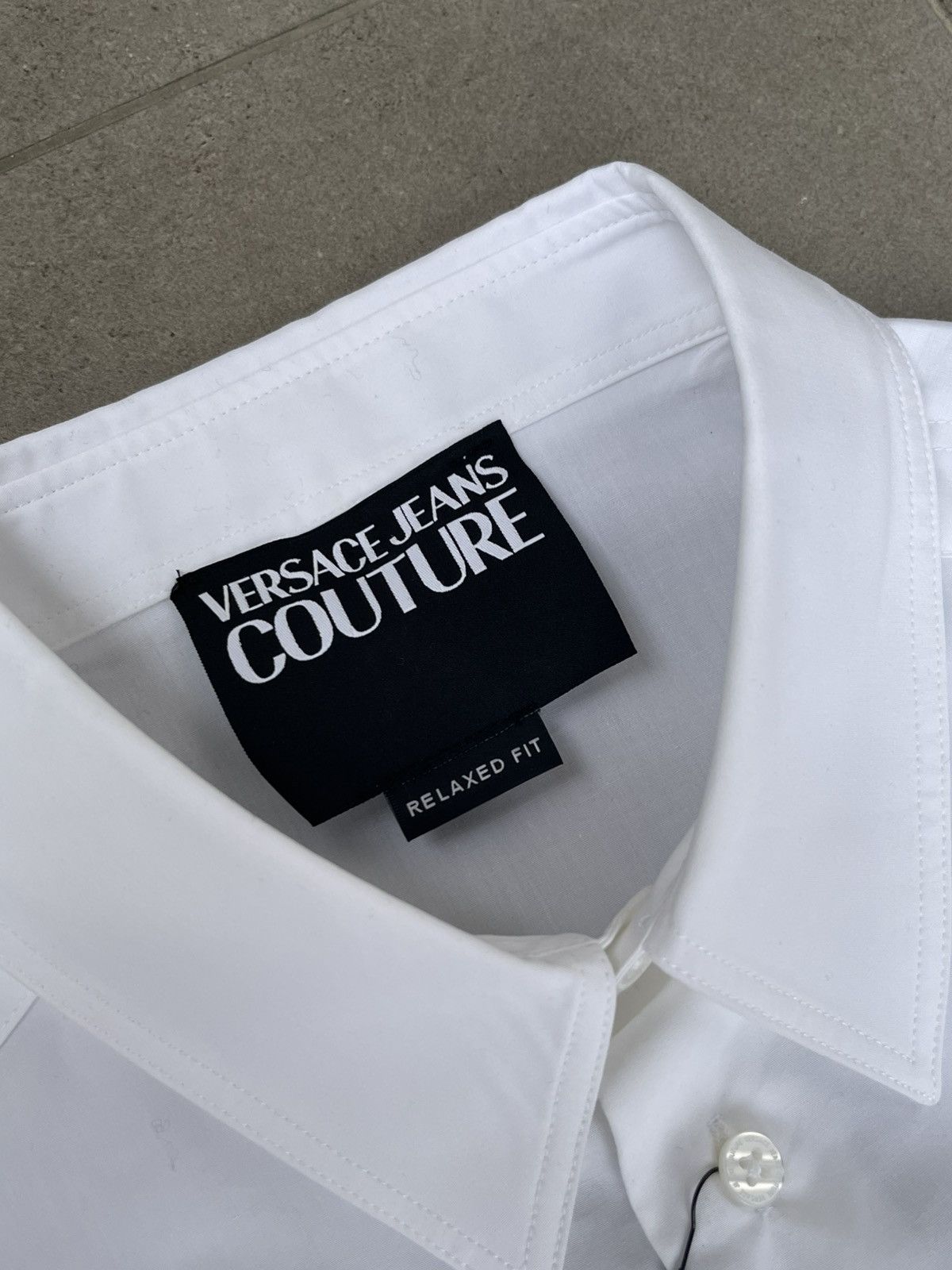 Versace !DS! SS23 Versace Logo Oversized White Shirt Size US M / EU 48-50 / 2 - 20 Thumbnail