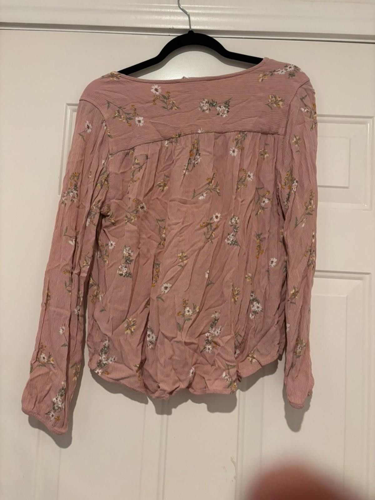 Pink Womens sz L Pink Republic pink floral boho shirt #513 Size L / US 10 / IT 46 - 2 Thumbnail