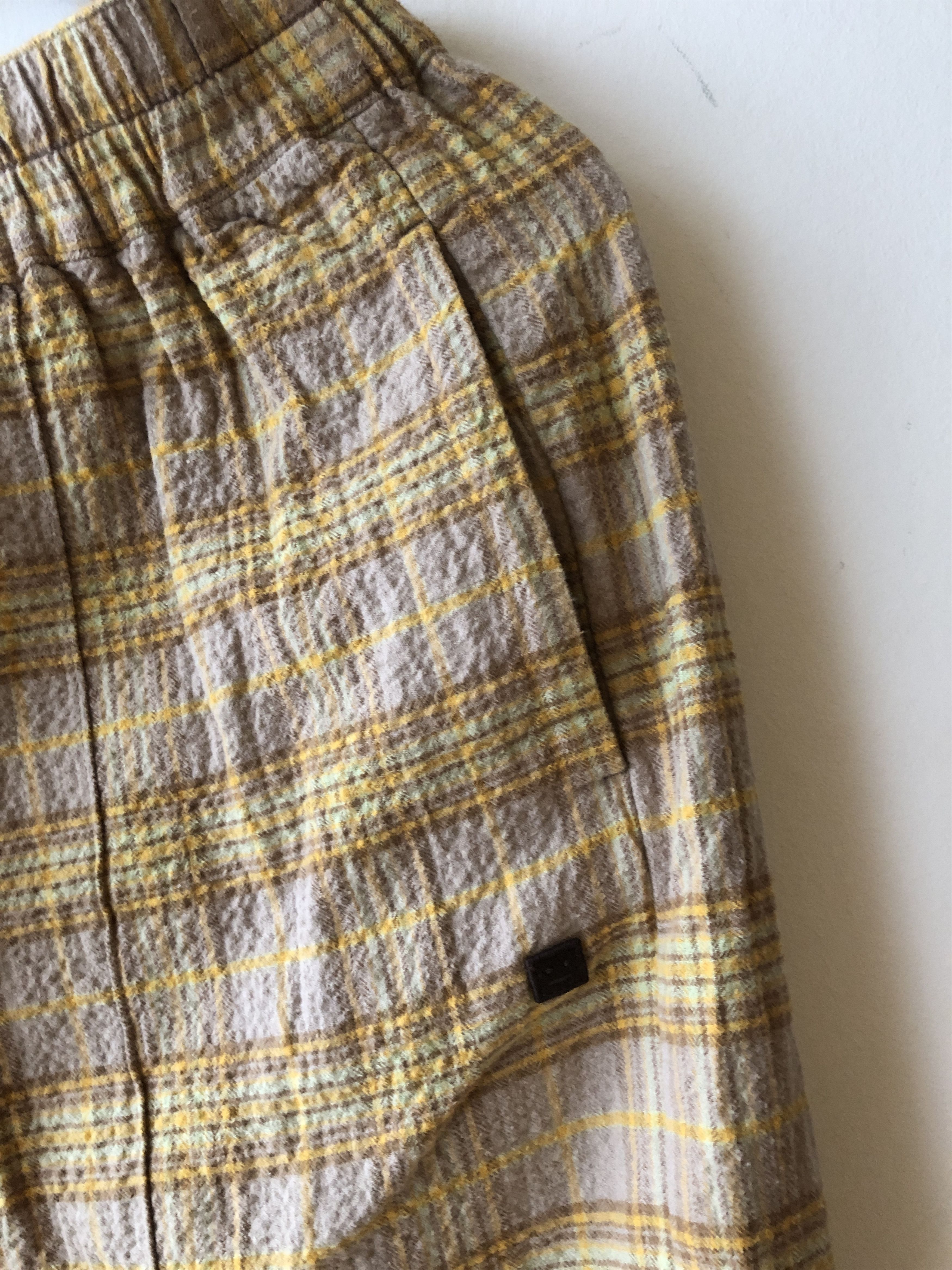Acne Studios Check Flannel - Brown/Orange Size US 30 / EU 46 - 3 Thumbnail