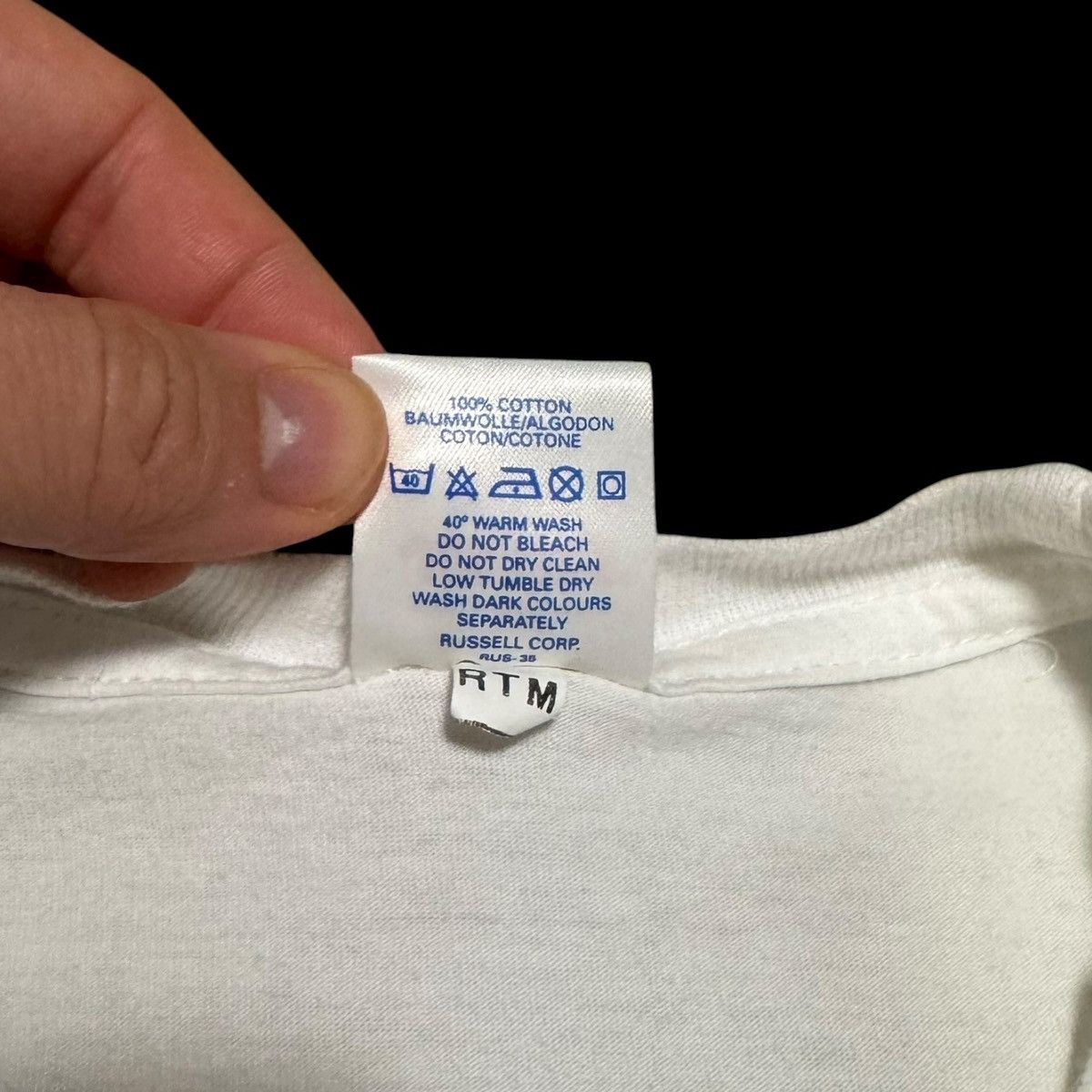 Jerzees Vintage Germany Family Sigil White Shirt Men's Large Size US L / EU 52-54 / 3 - 5 Thumbnail