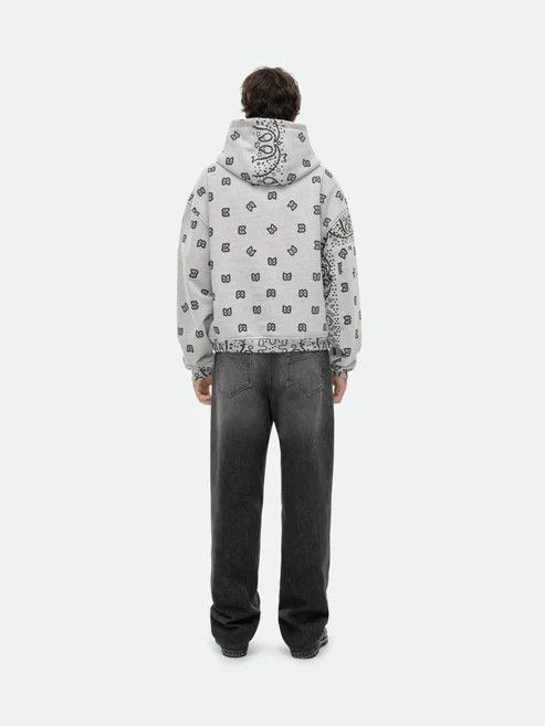 Rhude o1w1db1em1224 Bandana Hoodie in Grey Size US XXL / EU 58 / 5 - 9 Thumbnail